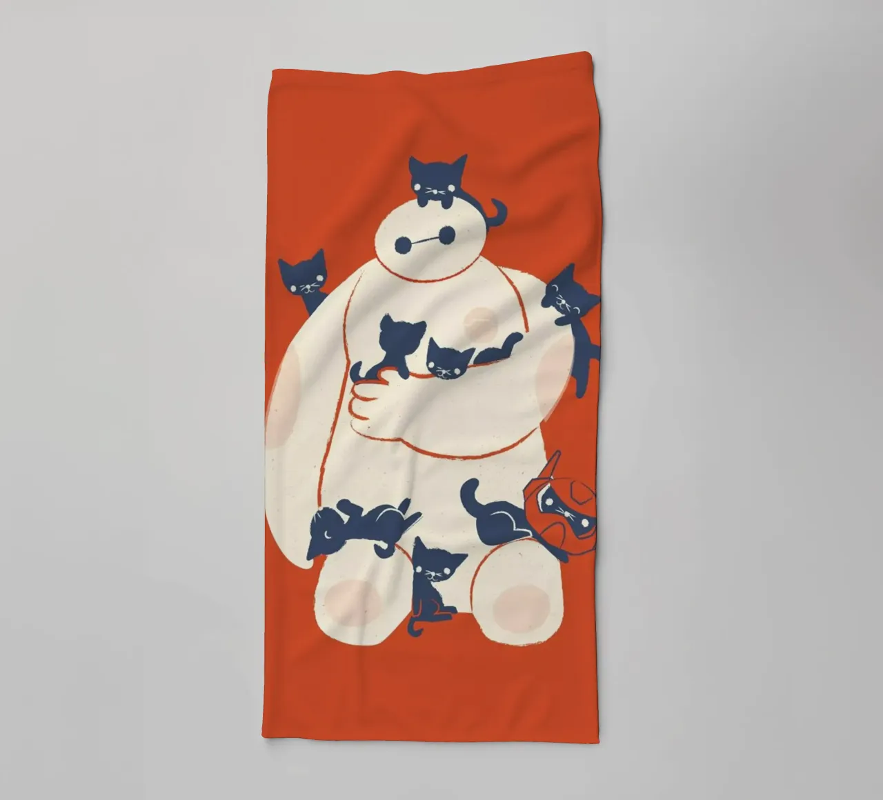 Kittens towel by Jay Fleck