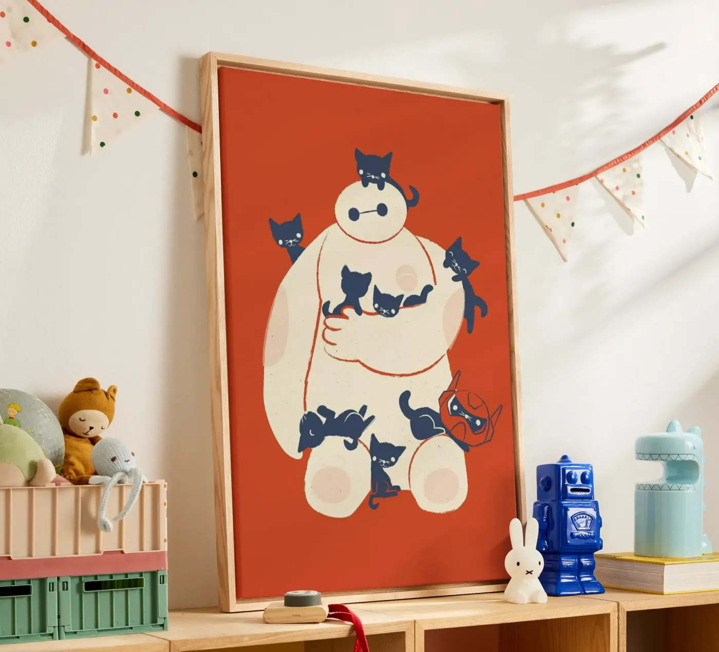 Kittens canvas van Jay Fleck