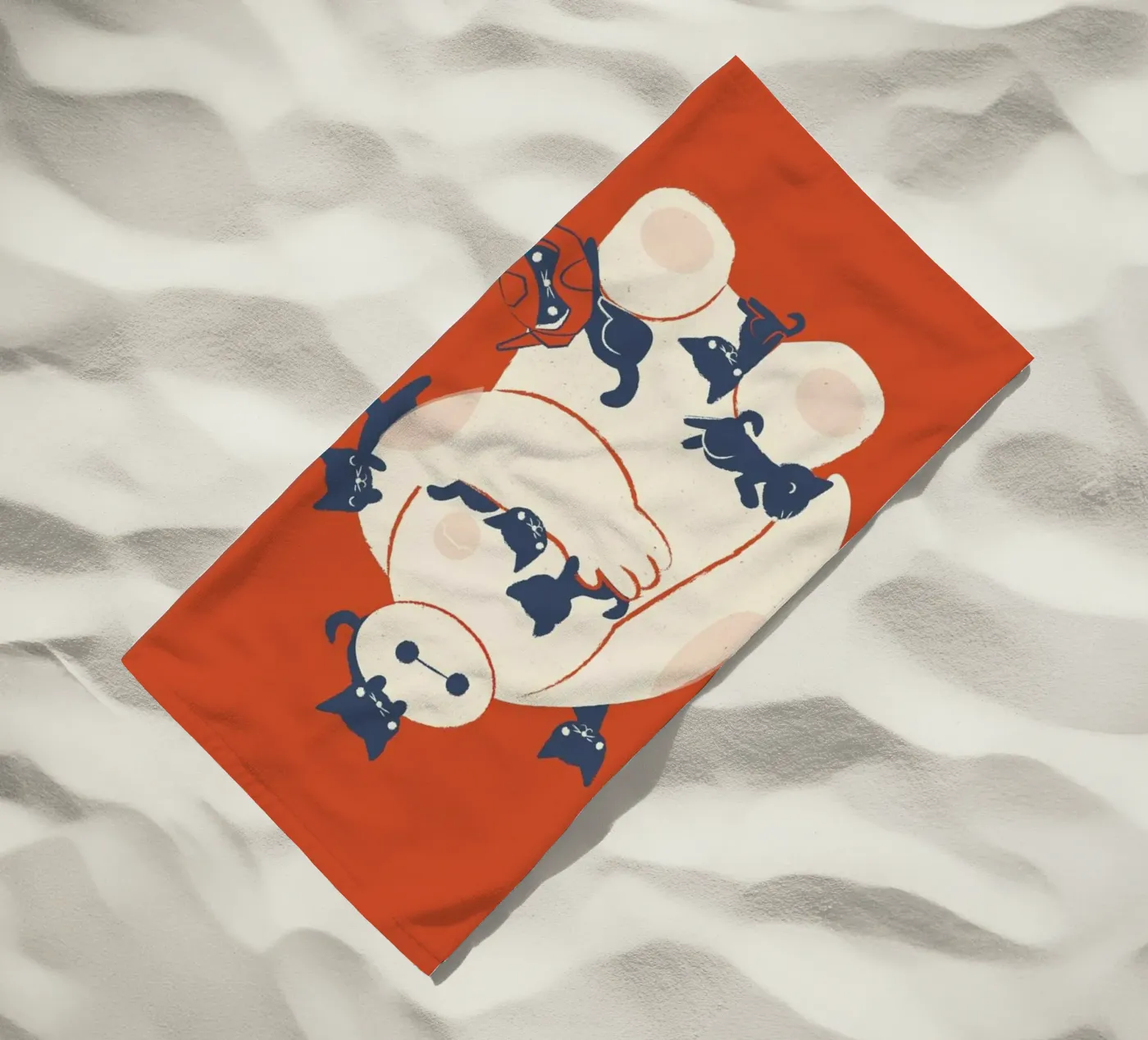 Kittens Strandtuch von Jay Fleck