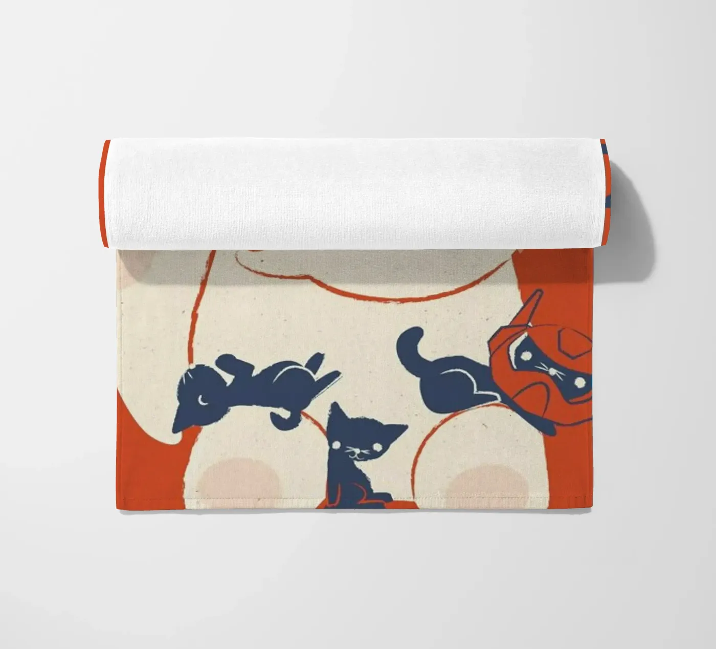 Kittens Strandtuch von Jay Fleck