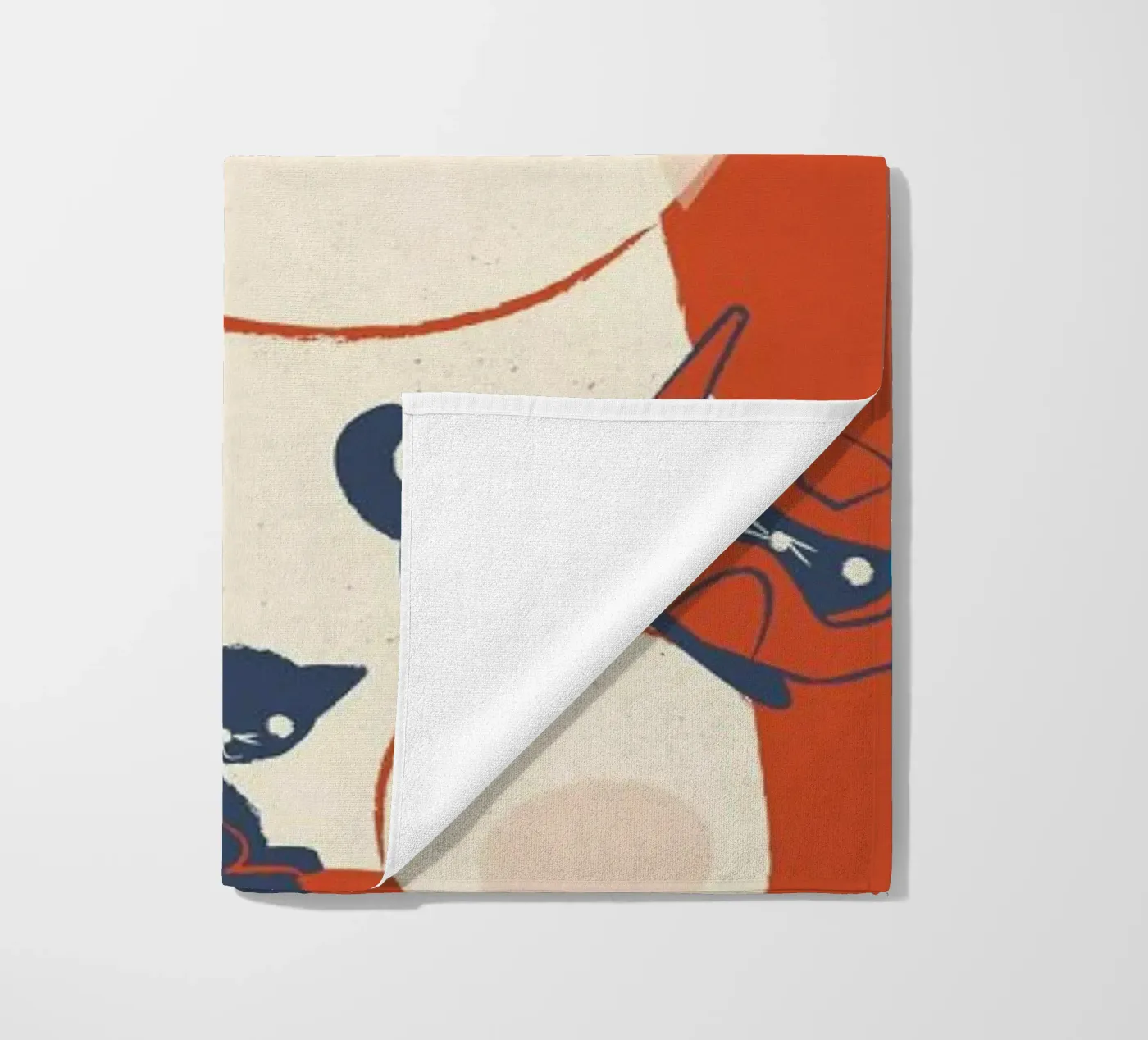 Kittens Strandtuch von Jay Fleck