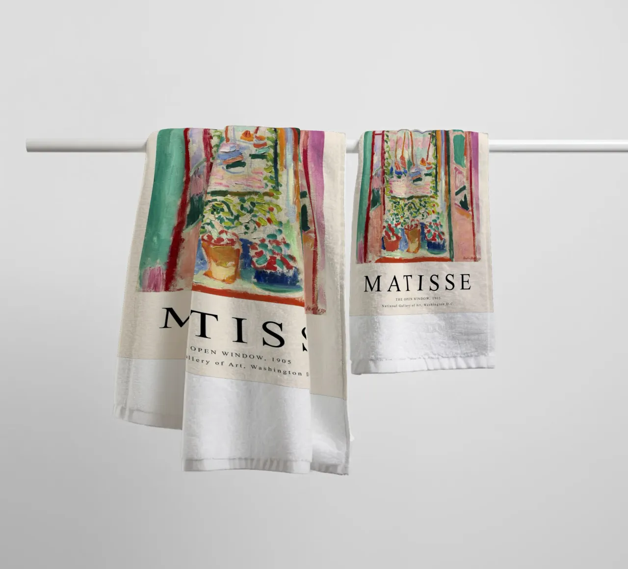 The Open Window - Matisse Landscape Art towel by Whole©