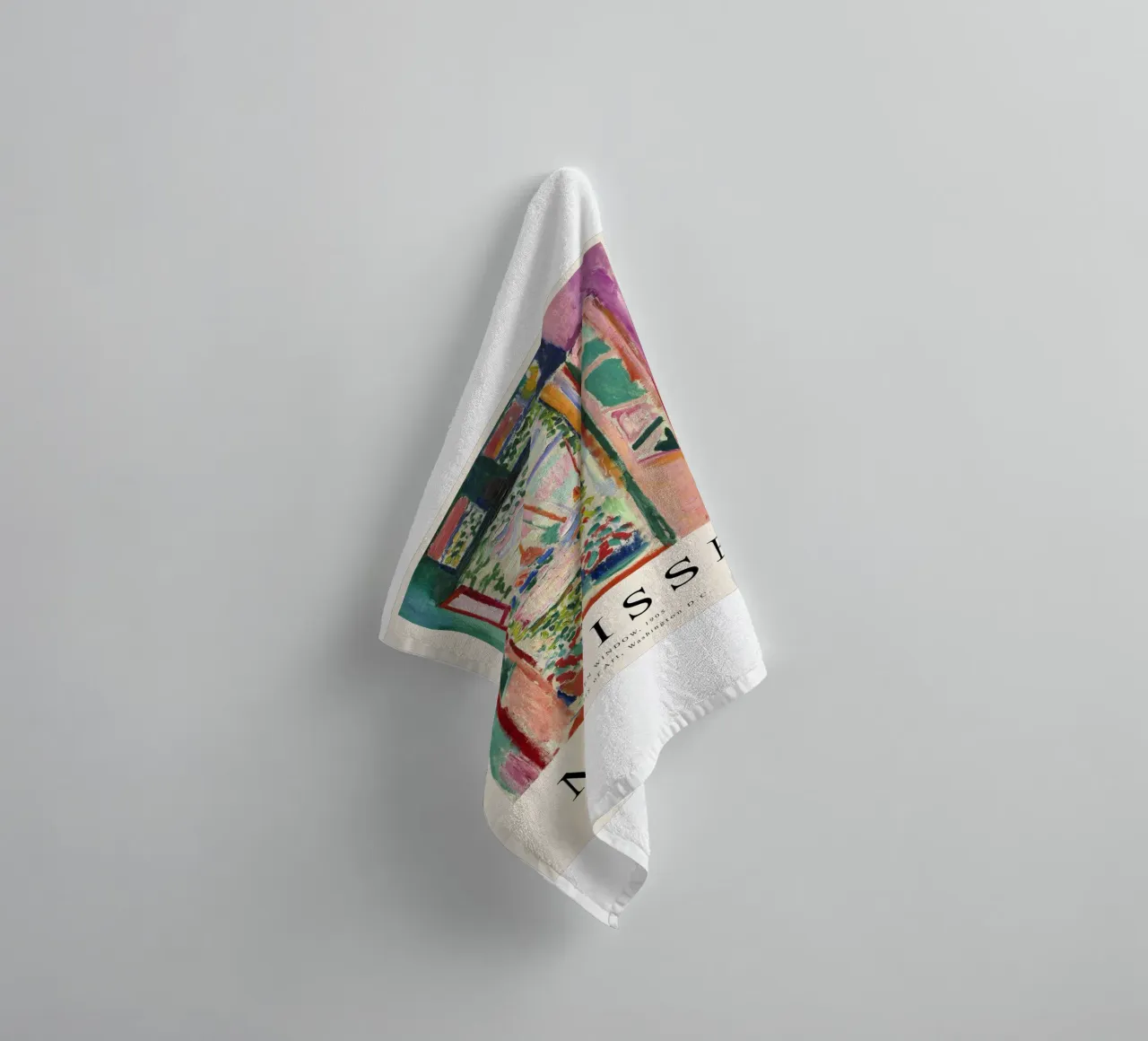 The Open Window - Matisse Landscape Art towel by Whole©