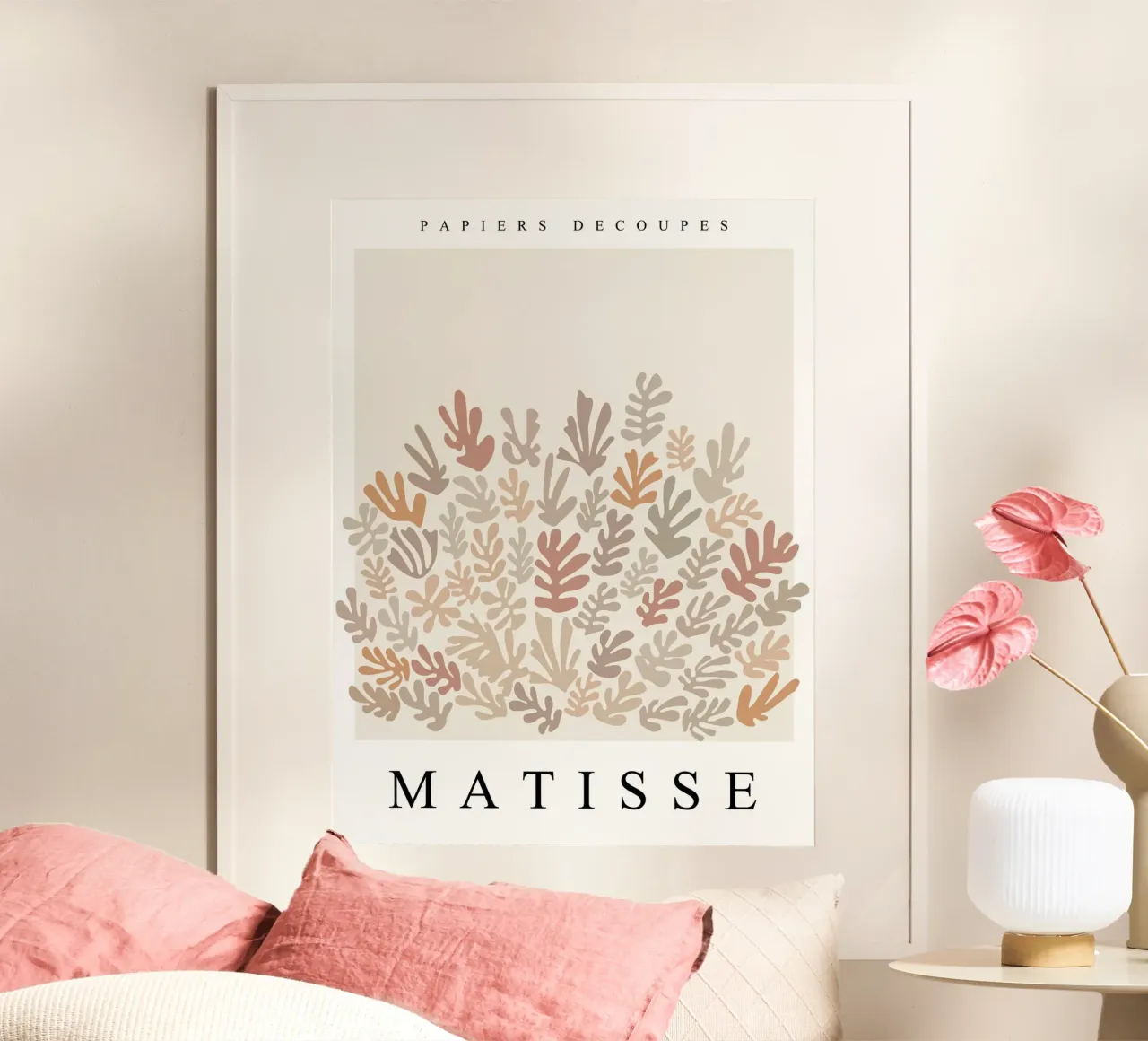 Abstract leaves - Matisse inspired design hahnemühle by Whole©