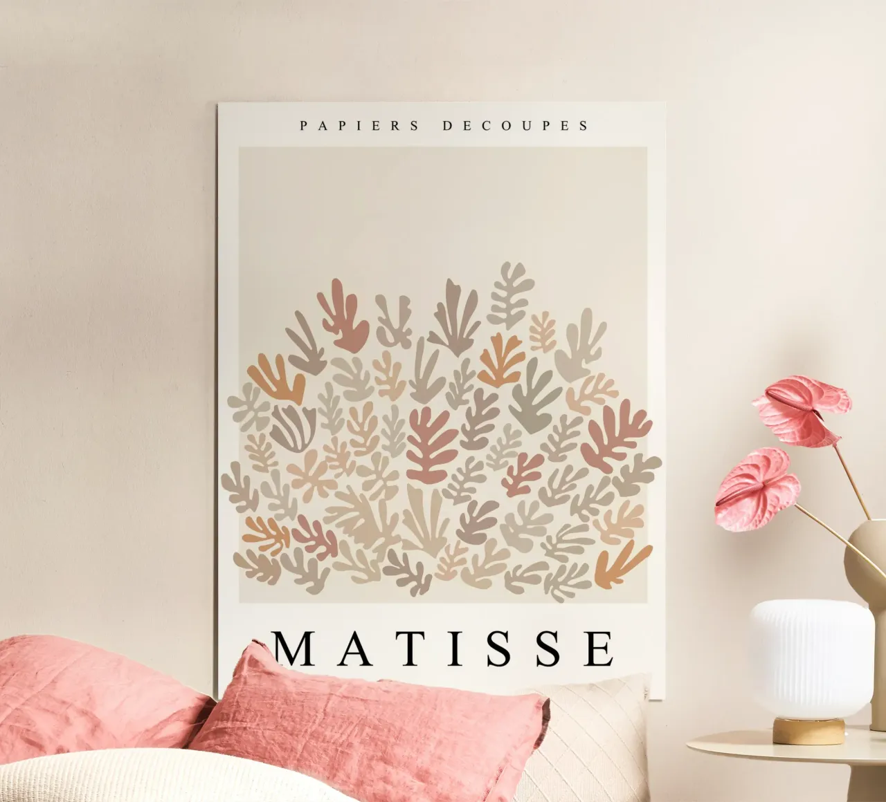 Abstract leaves - Matisse inspired design hahnemühle by Whole©