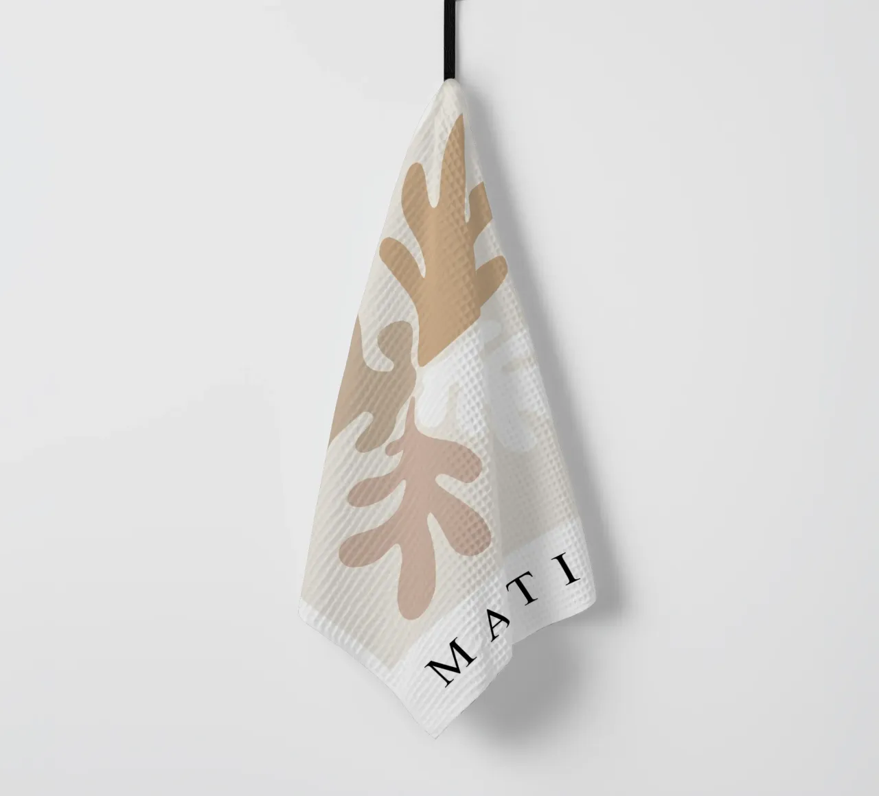 Design minimaliste de feuilles - Art Matisse torchon de Whole©