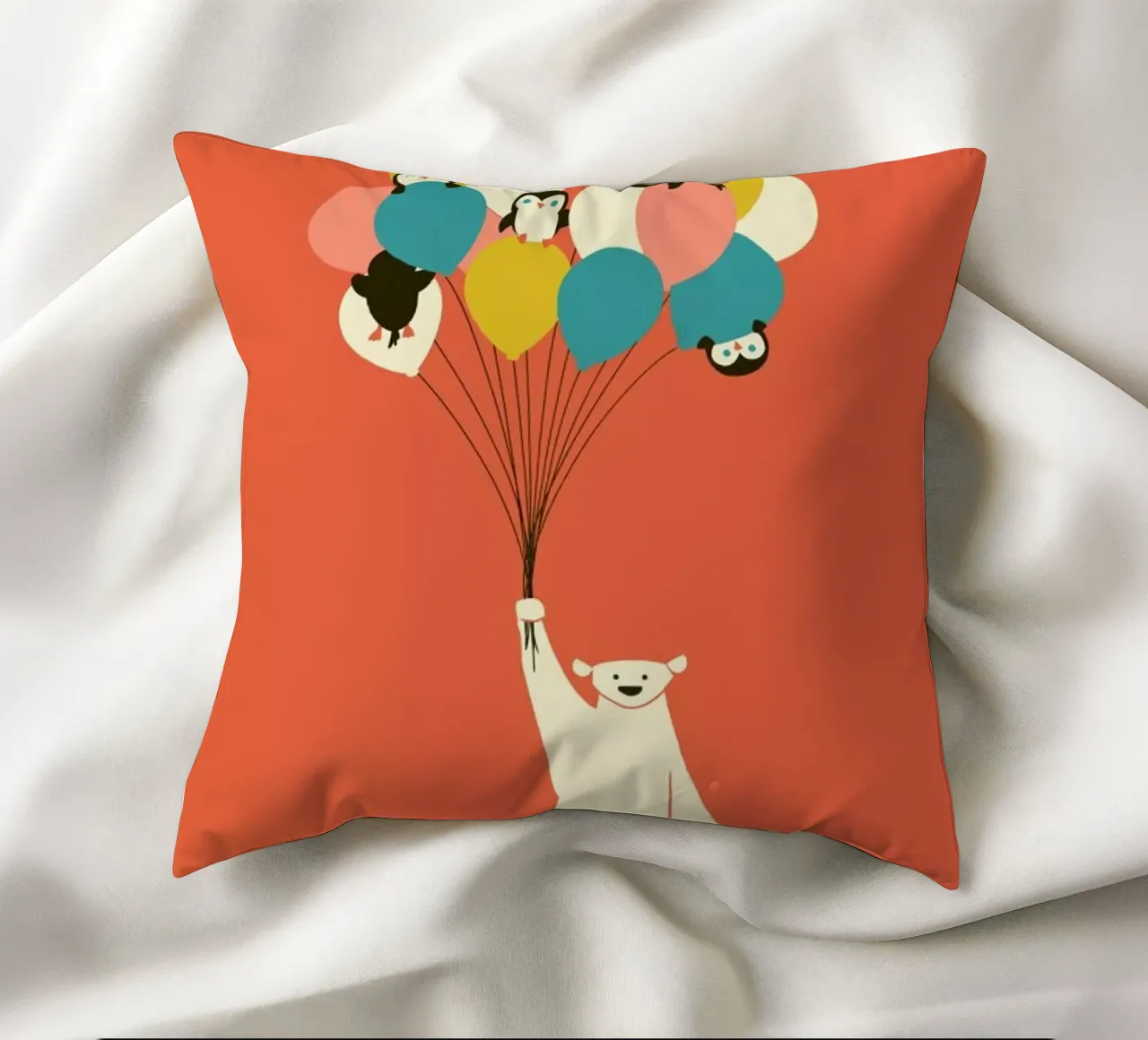 Penguin Bouqet cuscino da Jay Fleck