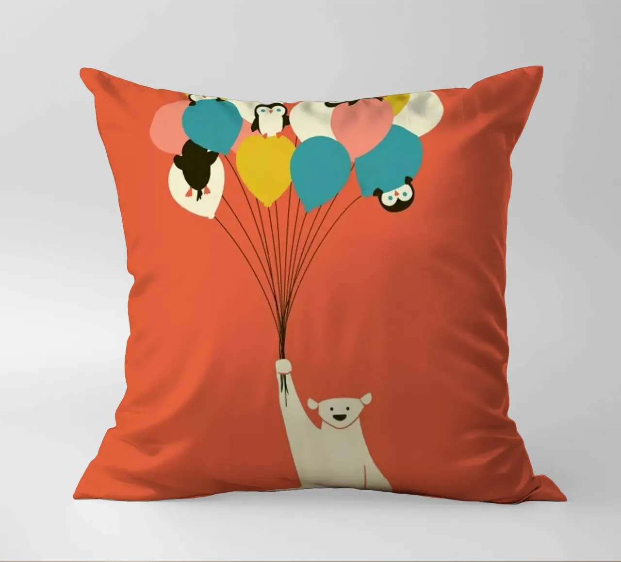 Penguin Bouqet cuscino da Jay Fleck