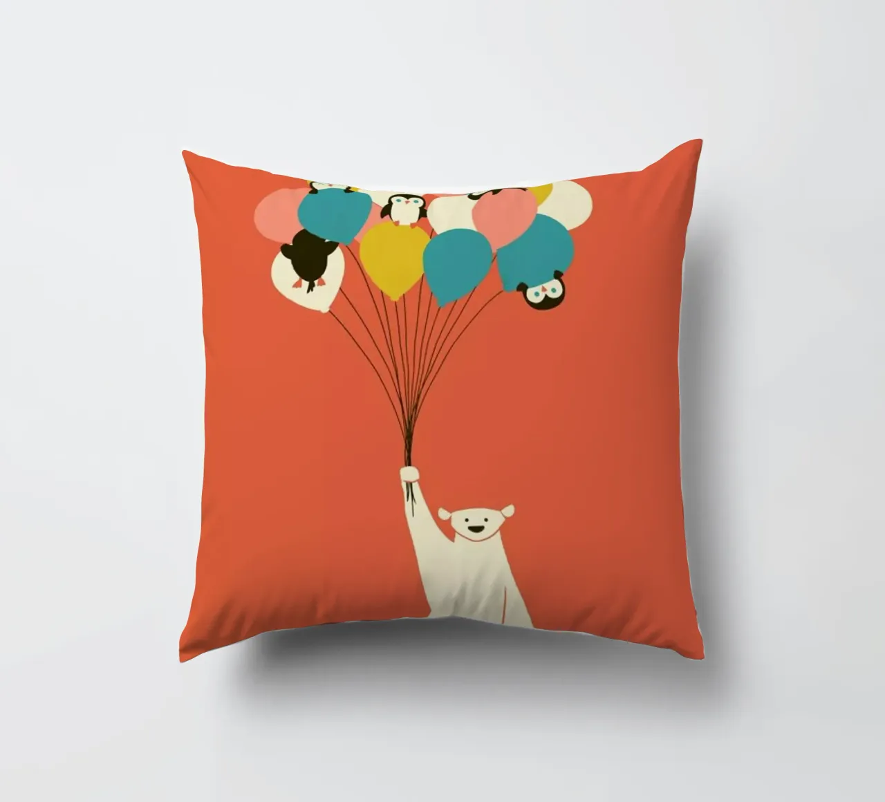 Penguin Bouqet cuscino da Jay Fleck
