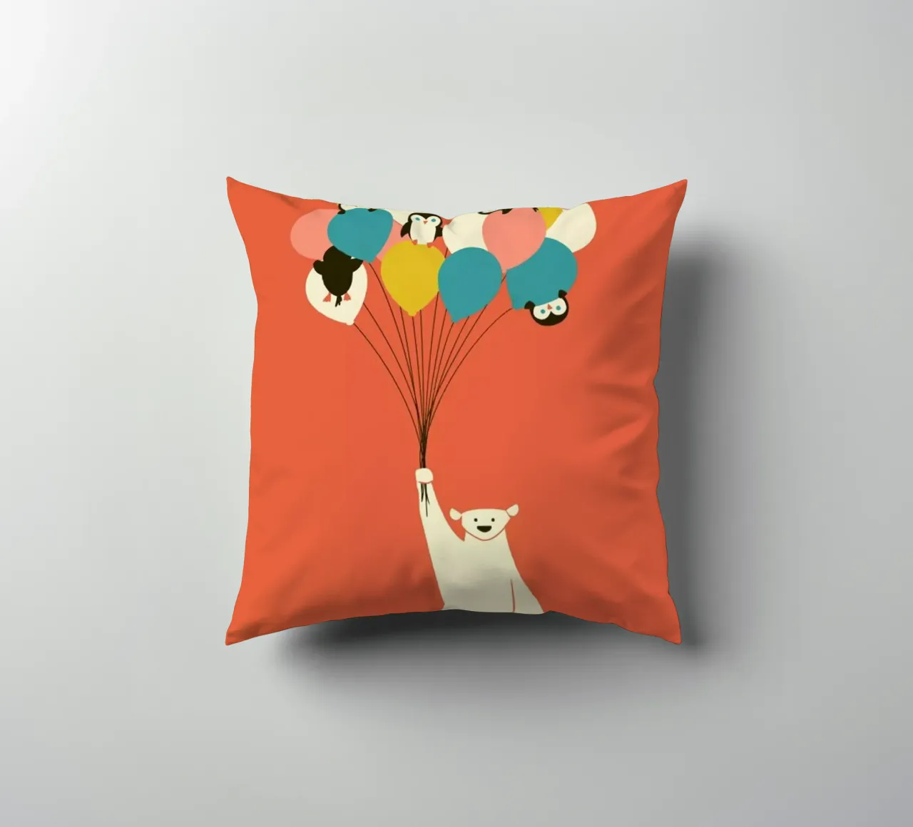 Penguin Bouqet cuscino da Jay Fleck