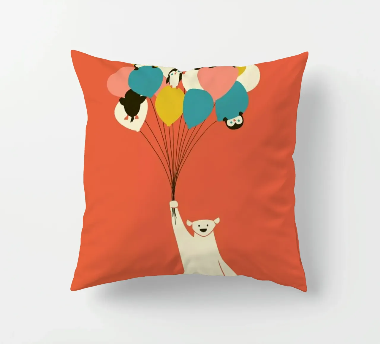 Penguin Bouqet cuscino da Jay Fleck