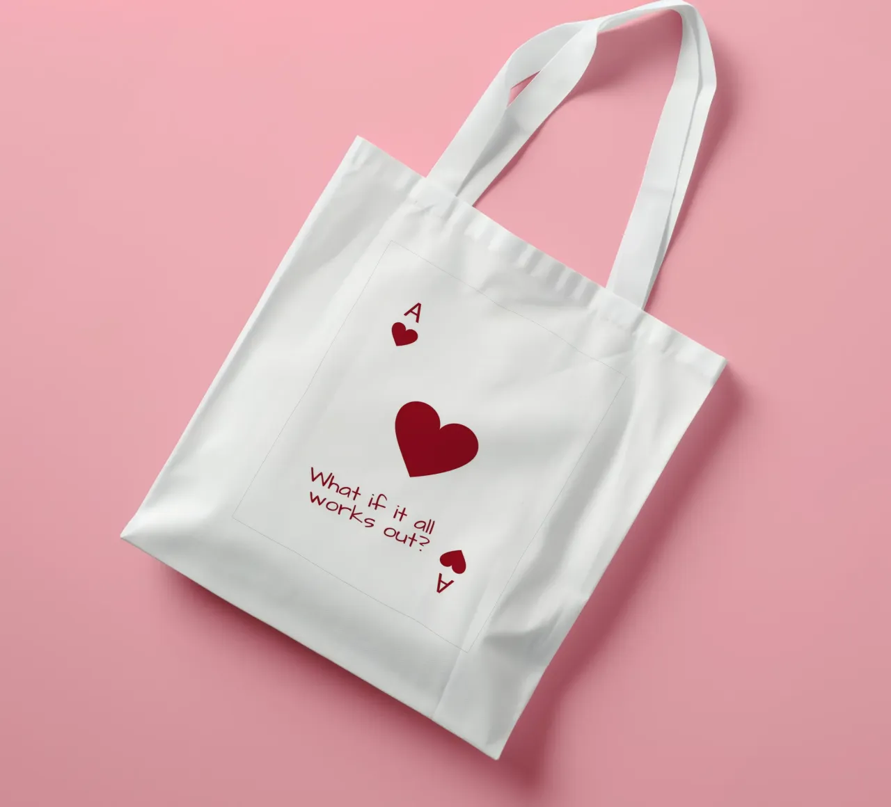 E se tutto funzionasse? Herz borsa in juta da ArtDesign by KBK