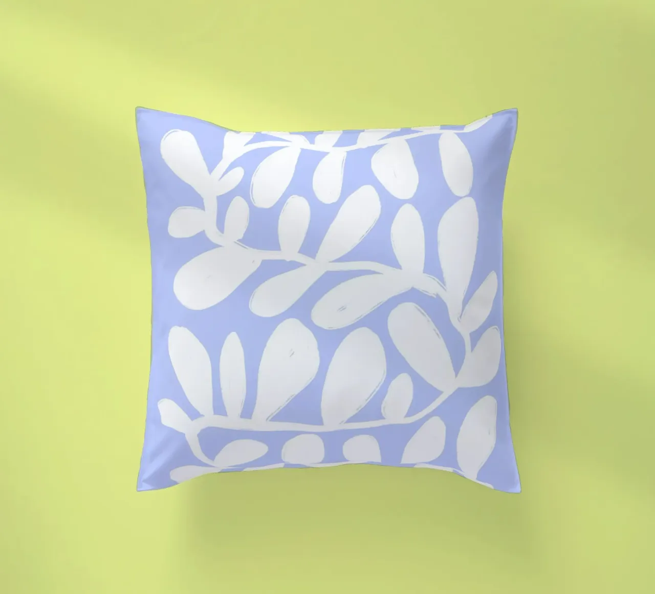 Abstract Modern Botanical Print Wall Art decorative cushion by Bella Studio