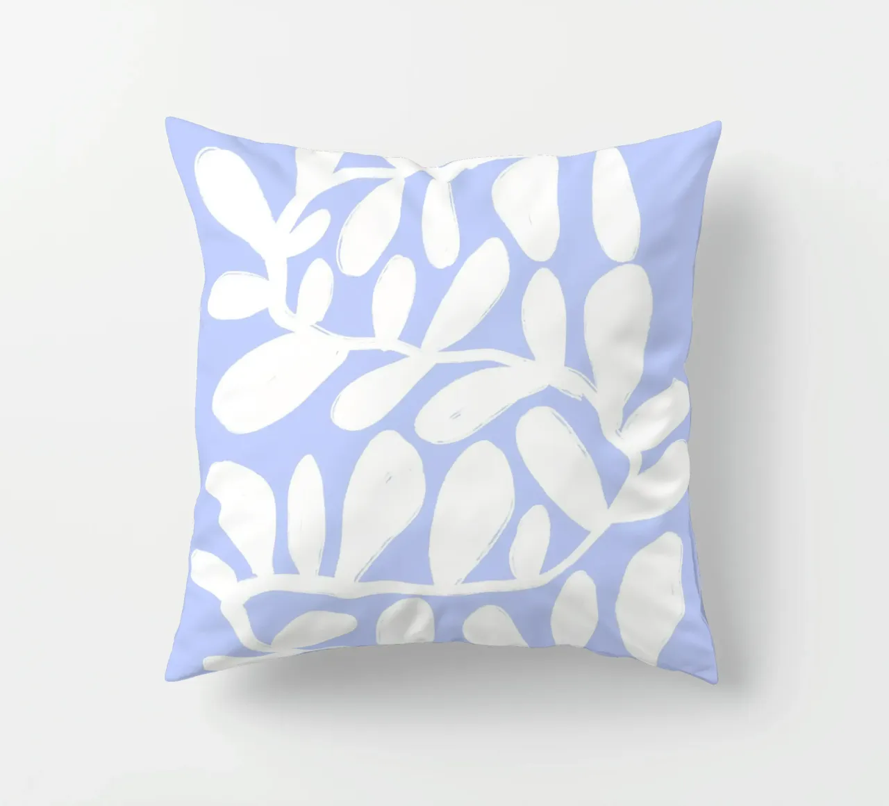 Abstract Modern Botanical Print Wall Art decorative cushion by Bella Studio