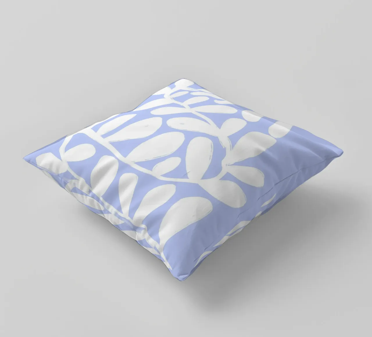 Abstract Modern Botanical Print Wall Art decorative cushion by Bella Studio