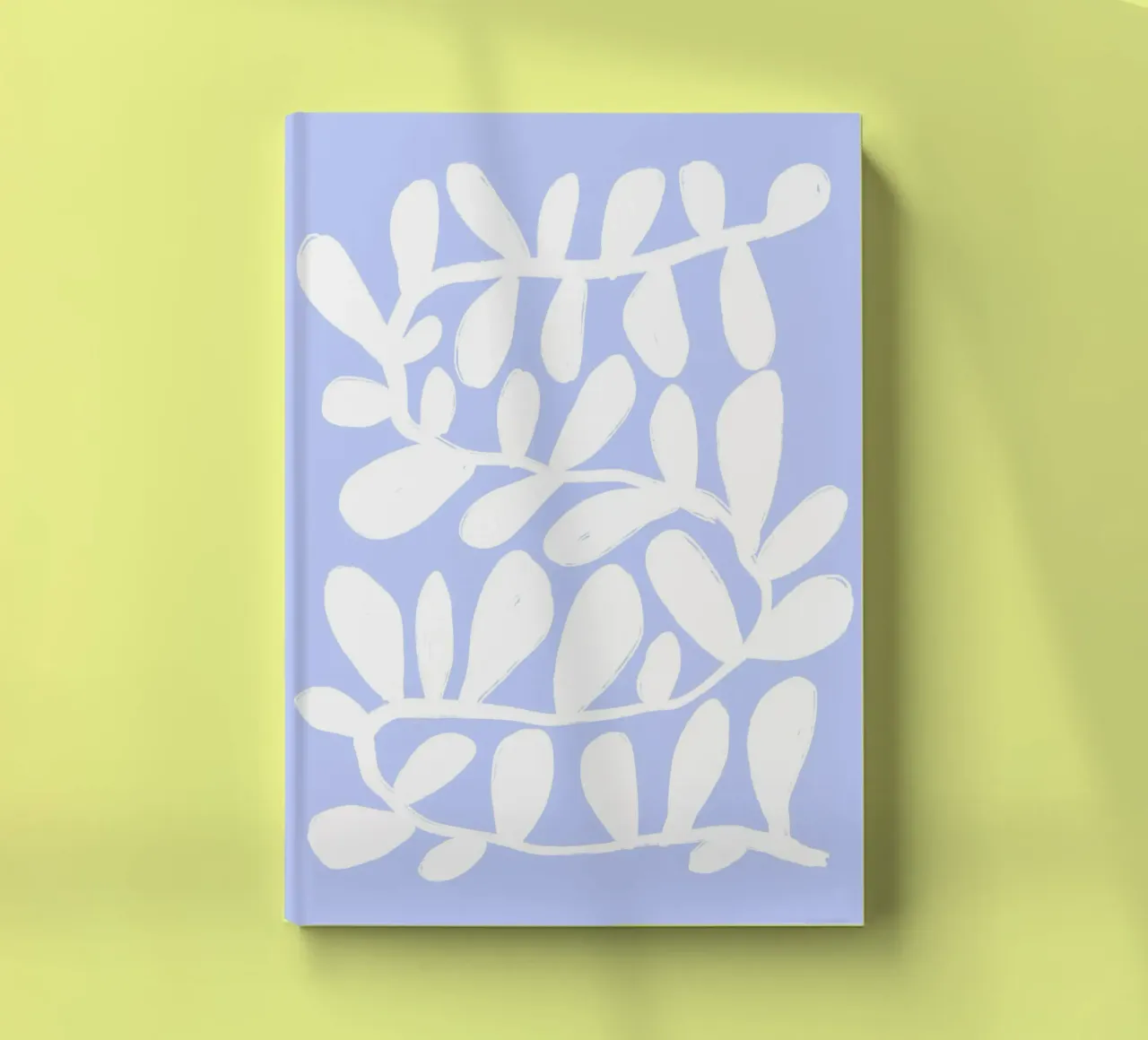 Abstract Modern Botanical Print Wall Art notebook by Bella Studio