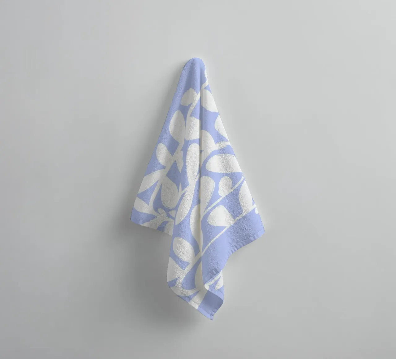 Abstract Modern Botanical Print Wall Art towel by Bella Studio
