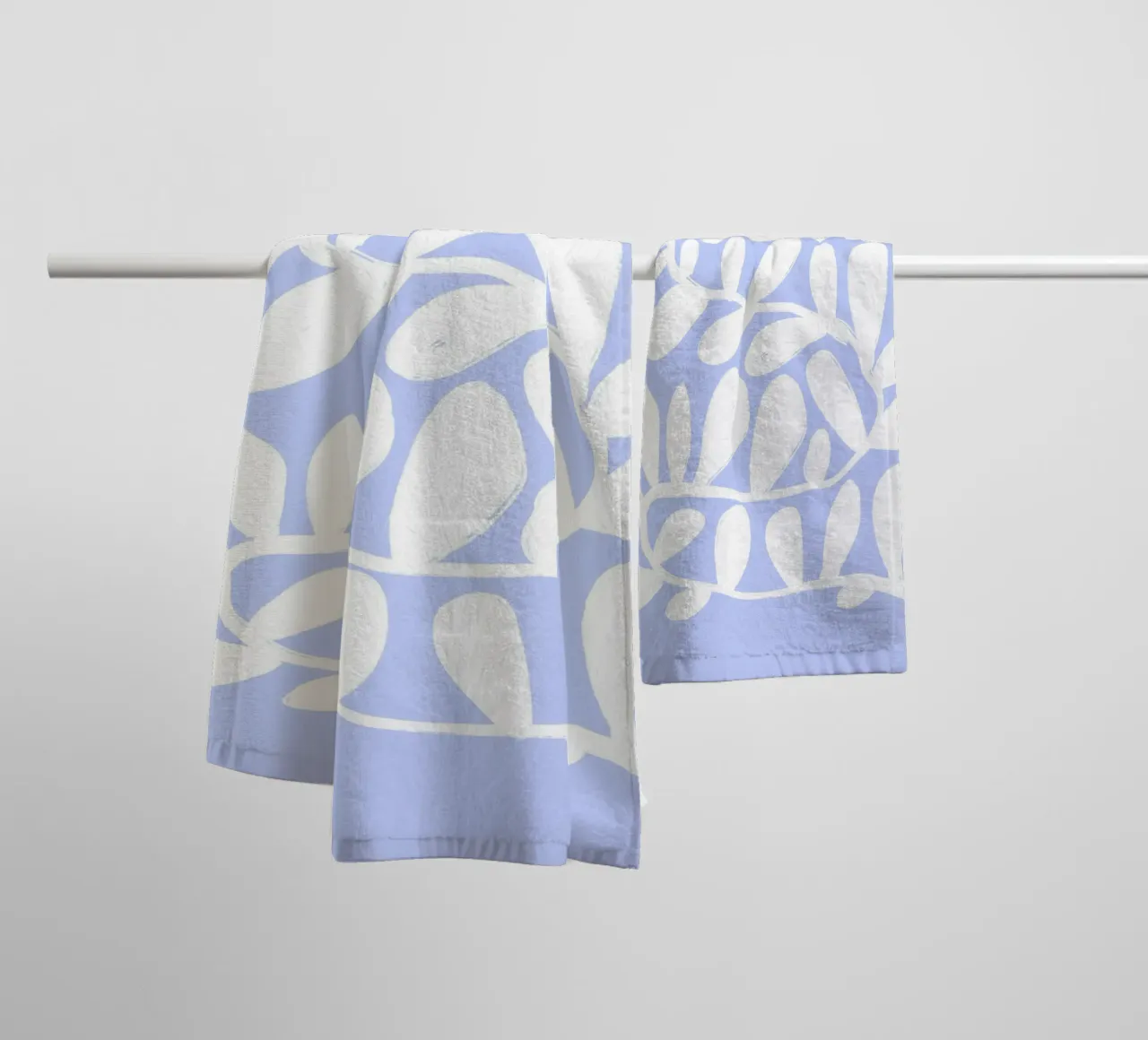 Abstract Modern Botanical Print Wall Art towel by Bella Studio