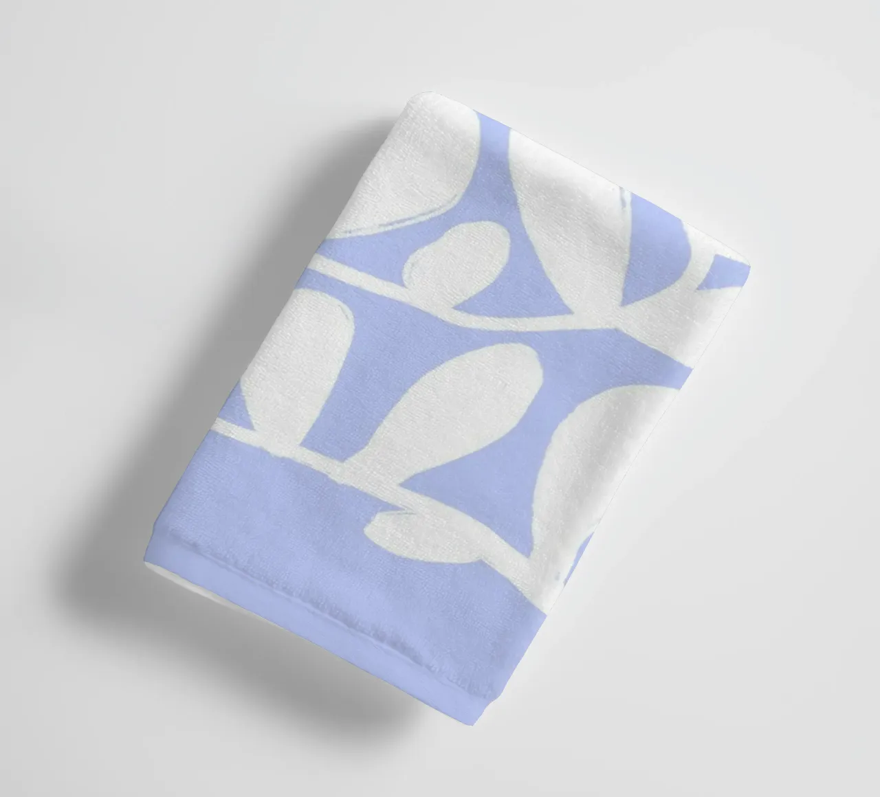 Abstract Modern Botanical Print Wall Art towel by Bella Studio