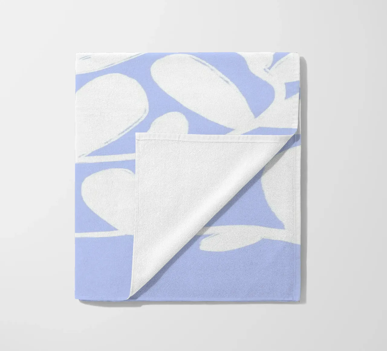 Abstracte moderne botanische print muurkunst strandhanddoek van Bella Studio