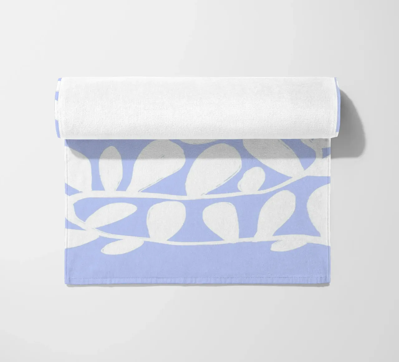Abstracte moderne botanische print muurkunst strandhanddoek van Bella Studio
