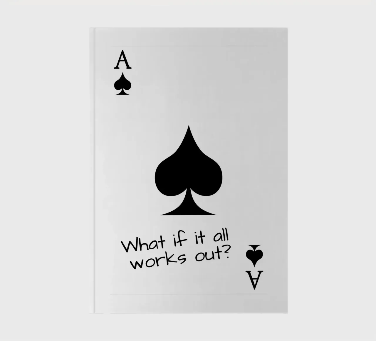 What if it all works out? Pik notebook by ArtDesign by KBK