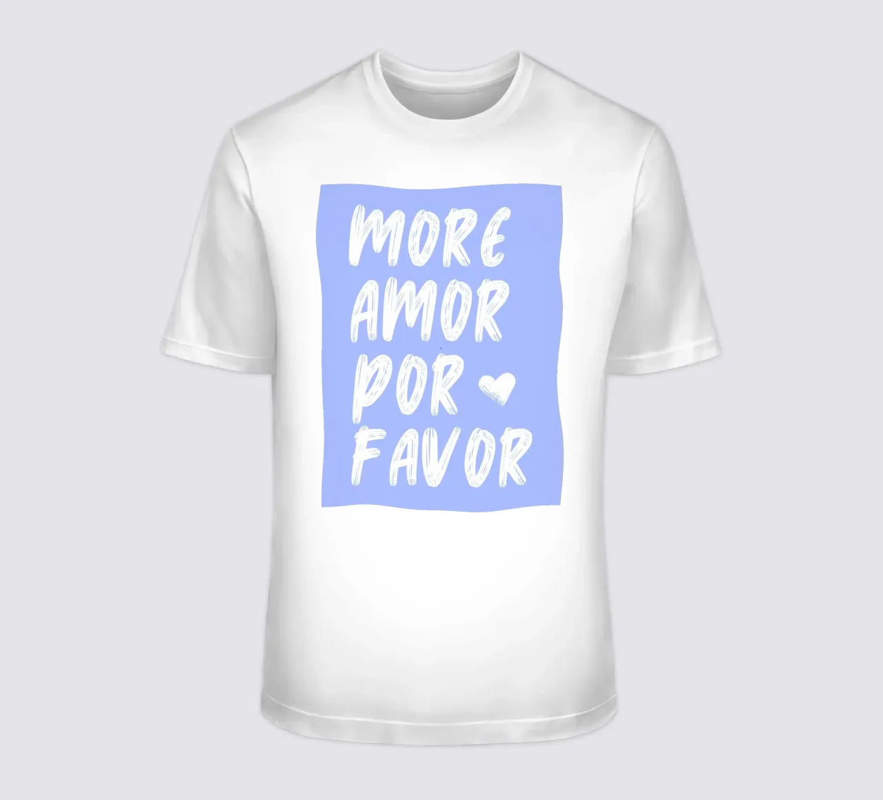 More Amor Por Favor Quote Print t-shirt da Bella Studio