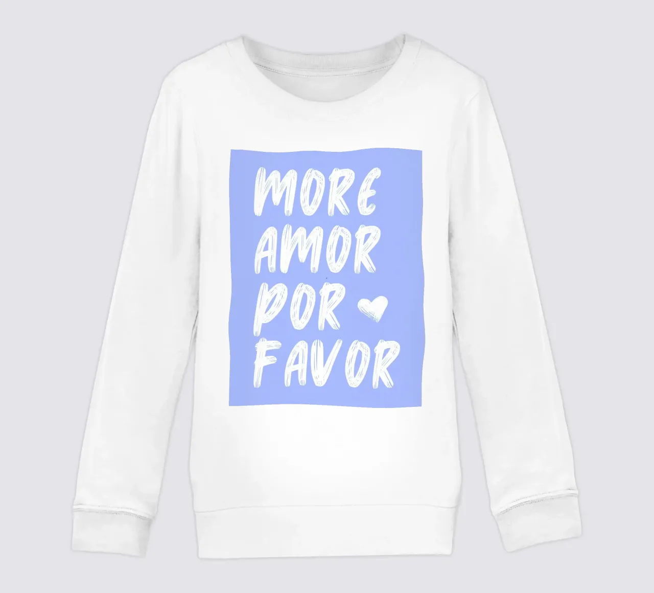 More Amor Por Favor Quote Print felpa bambino da Bella Studio