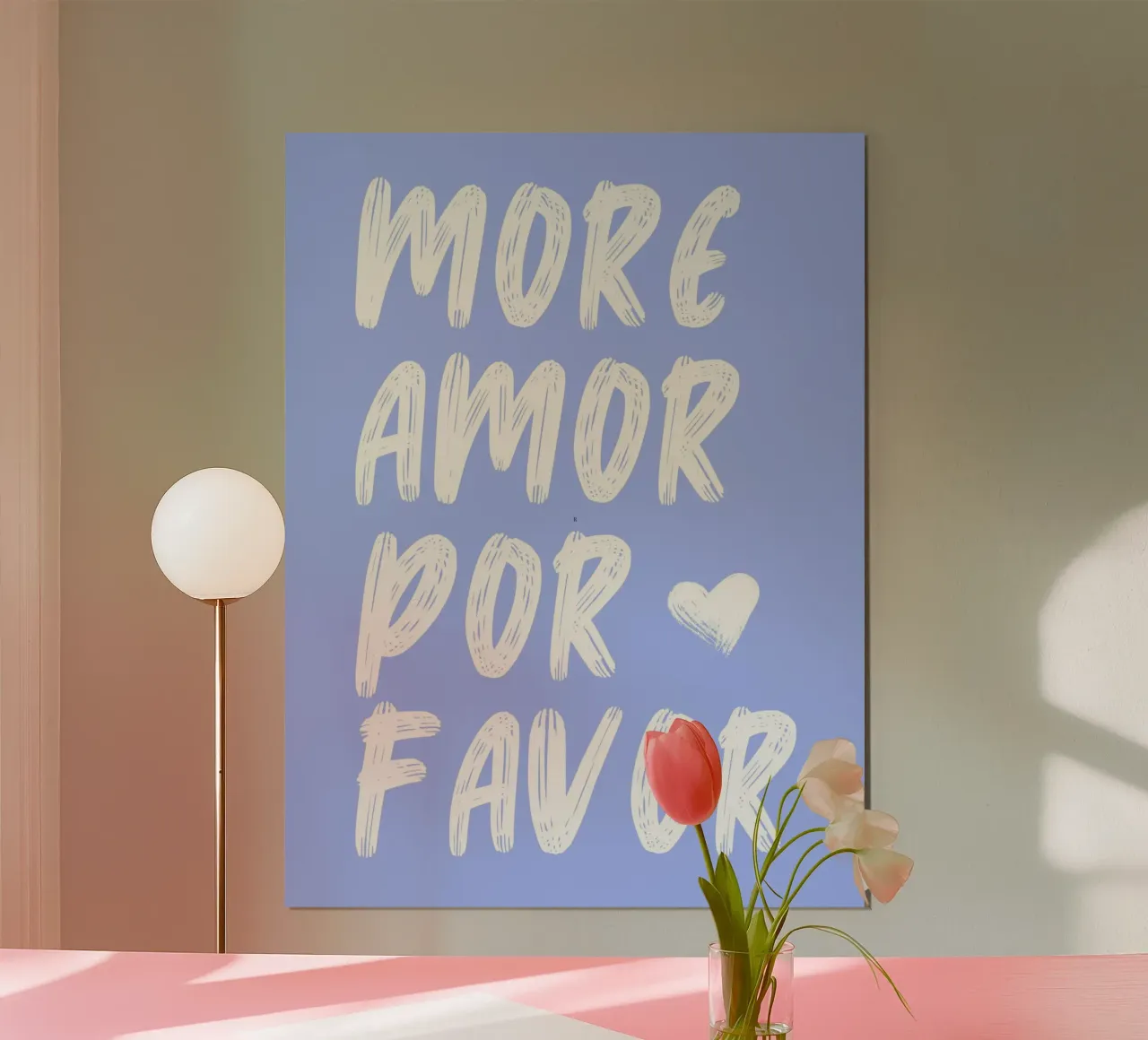 More Amor Por Favor Quote Print Hahnemühle von Bella Studio