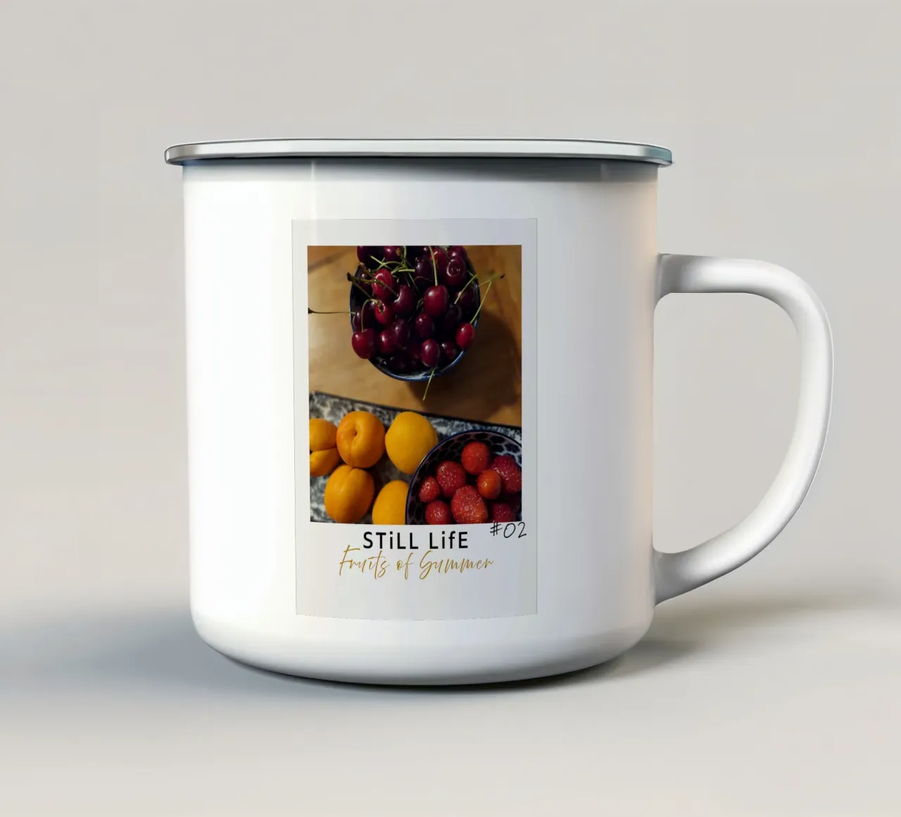 still life fruits #02 tazza in smalto da words-in-frames