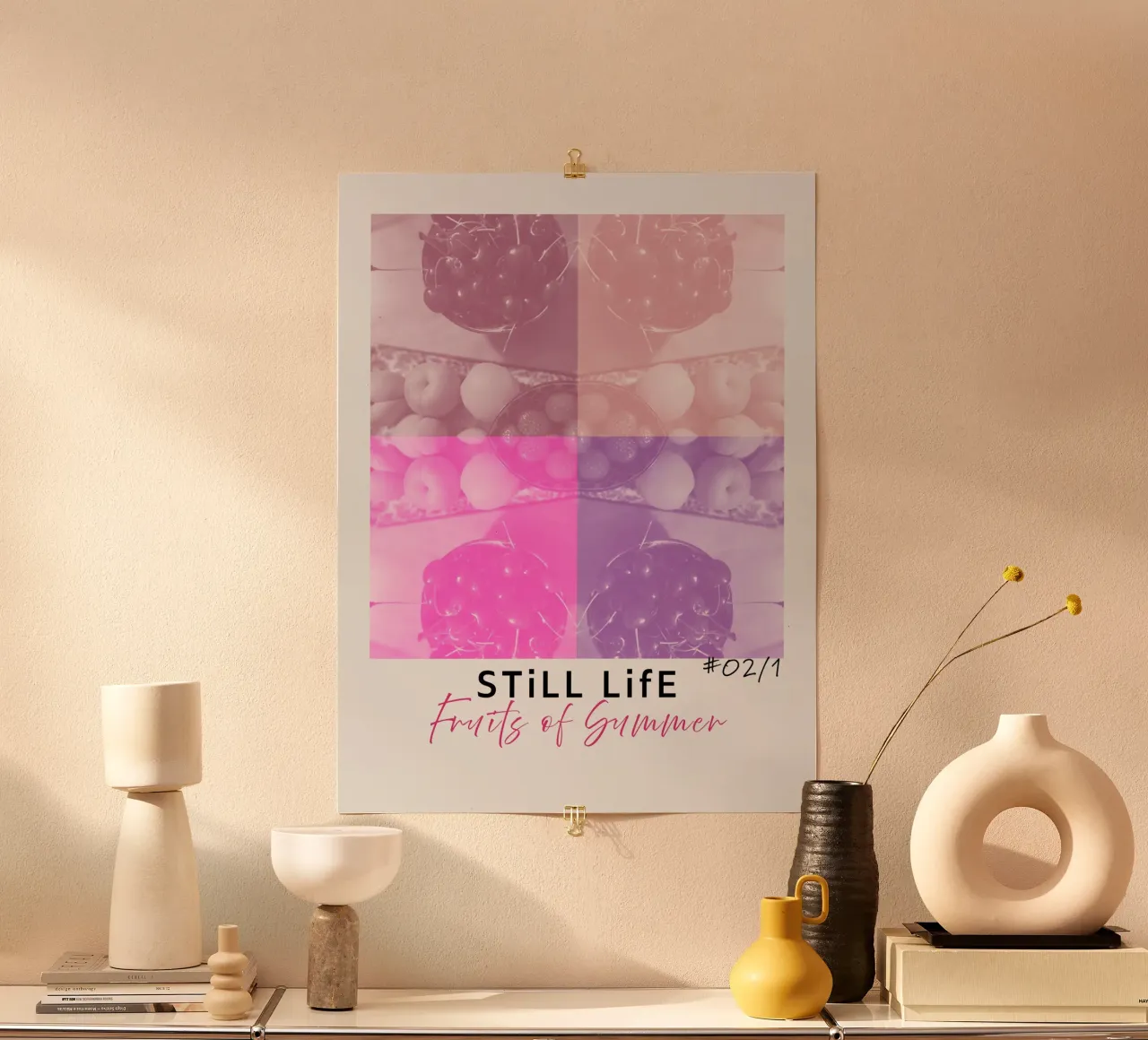 still life friuts #02/1 carta hahnemühle da words-in-frames