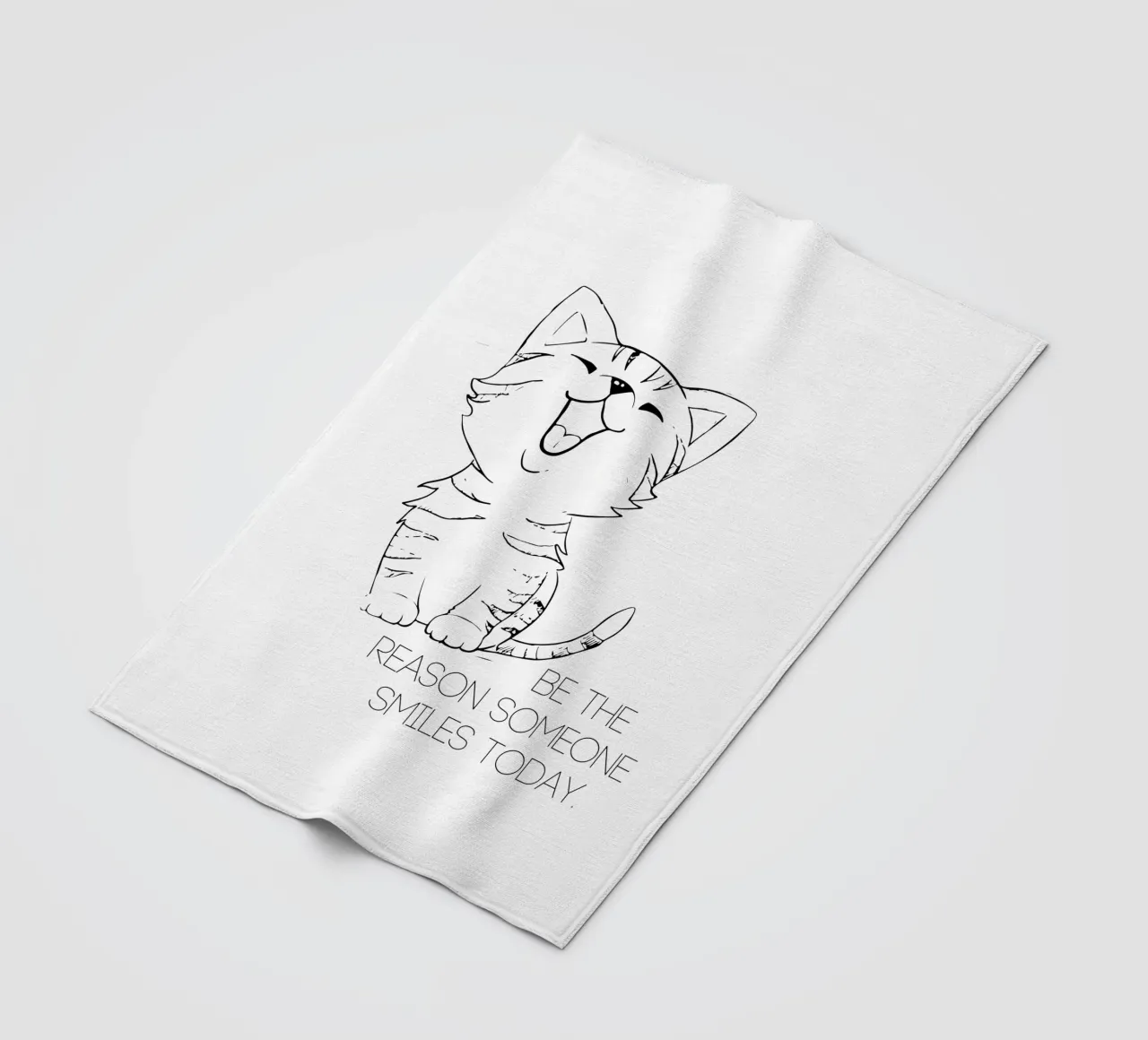 SII IL MOTIVO PER CUI QUALCUNO SORRIDE OGGI coperta in pile da ArtDesign by KBK