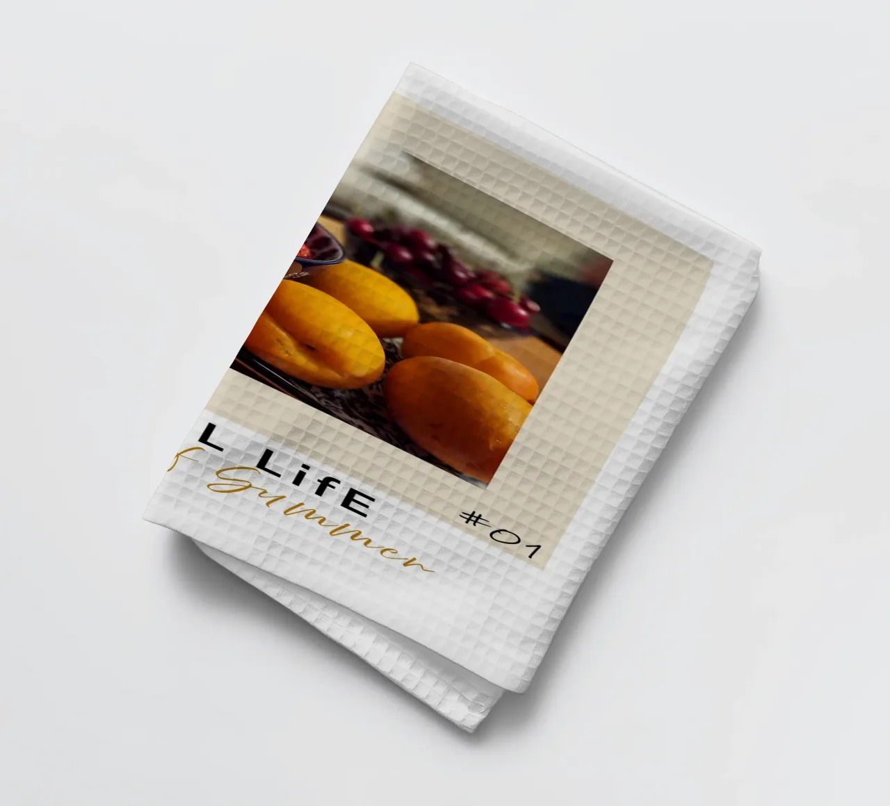 still life friuts of summer #01 Geschirrtuch von words-in-frames