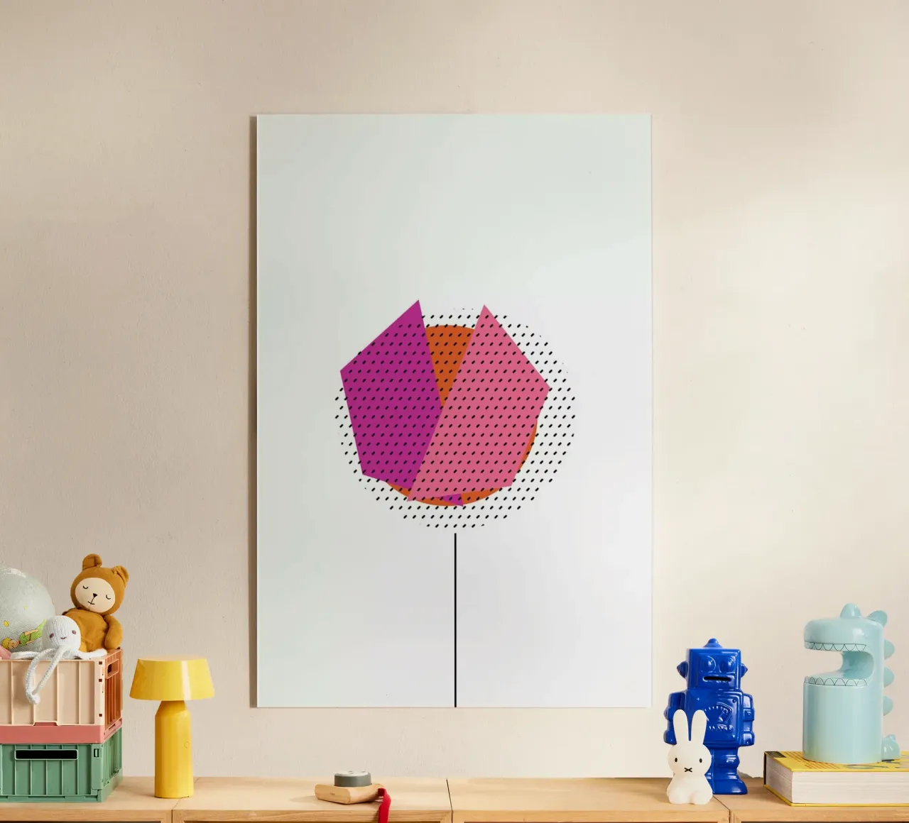 Pink Flower plexiglass da XOXO Arte