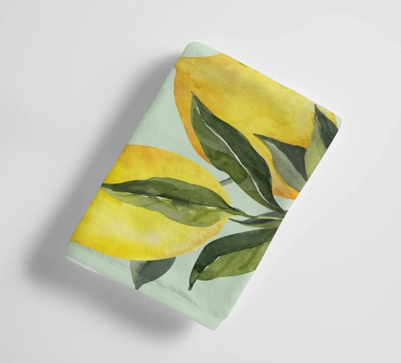 Art mural Lemon Print serviette de bain de Bella Studio