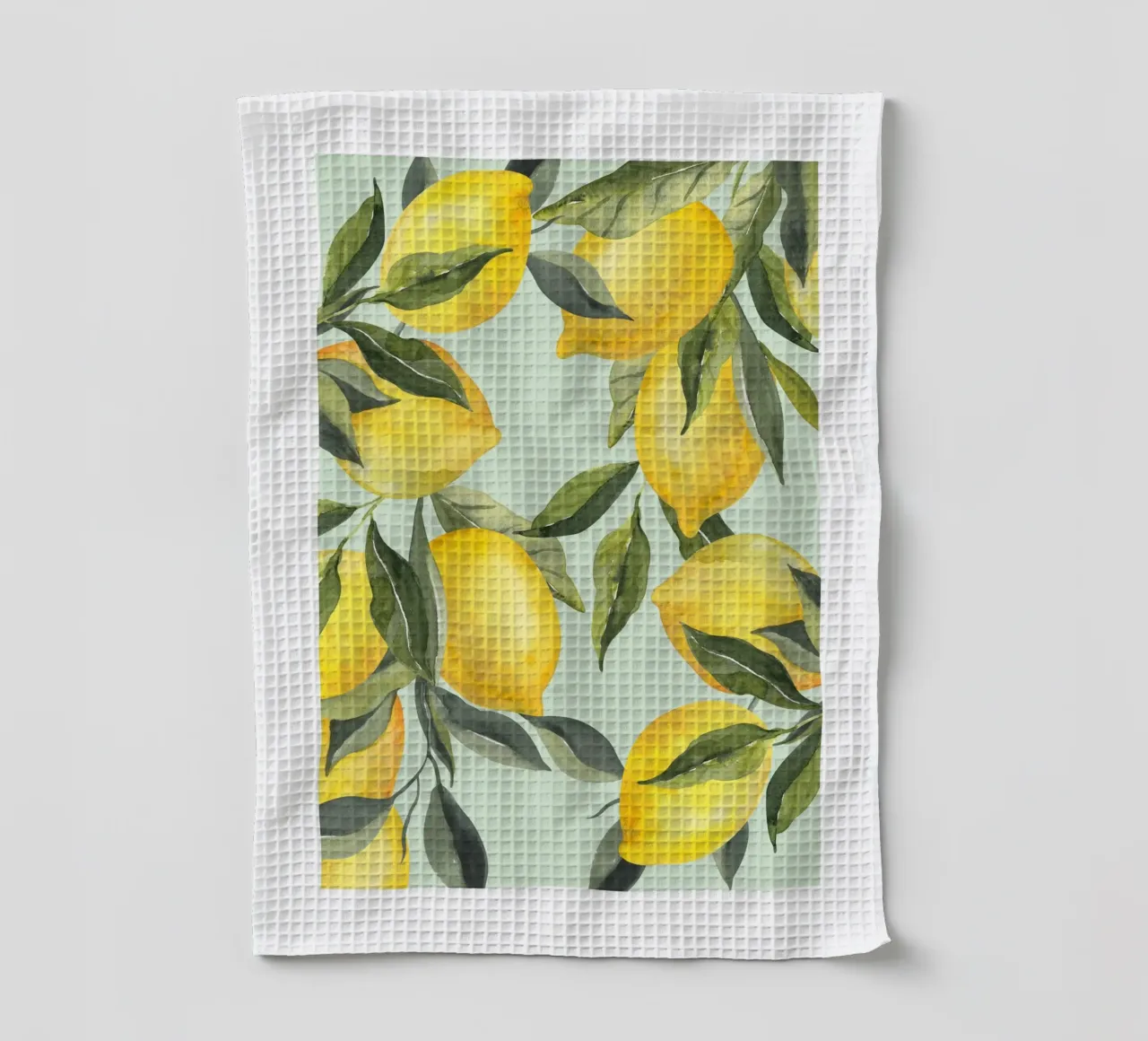 Art mural Lemon Print torchon de Bella Studio