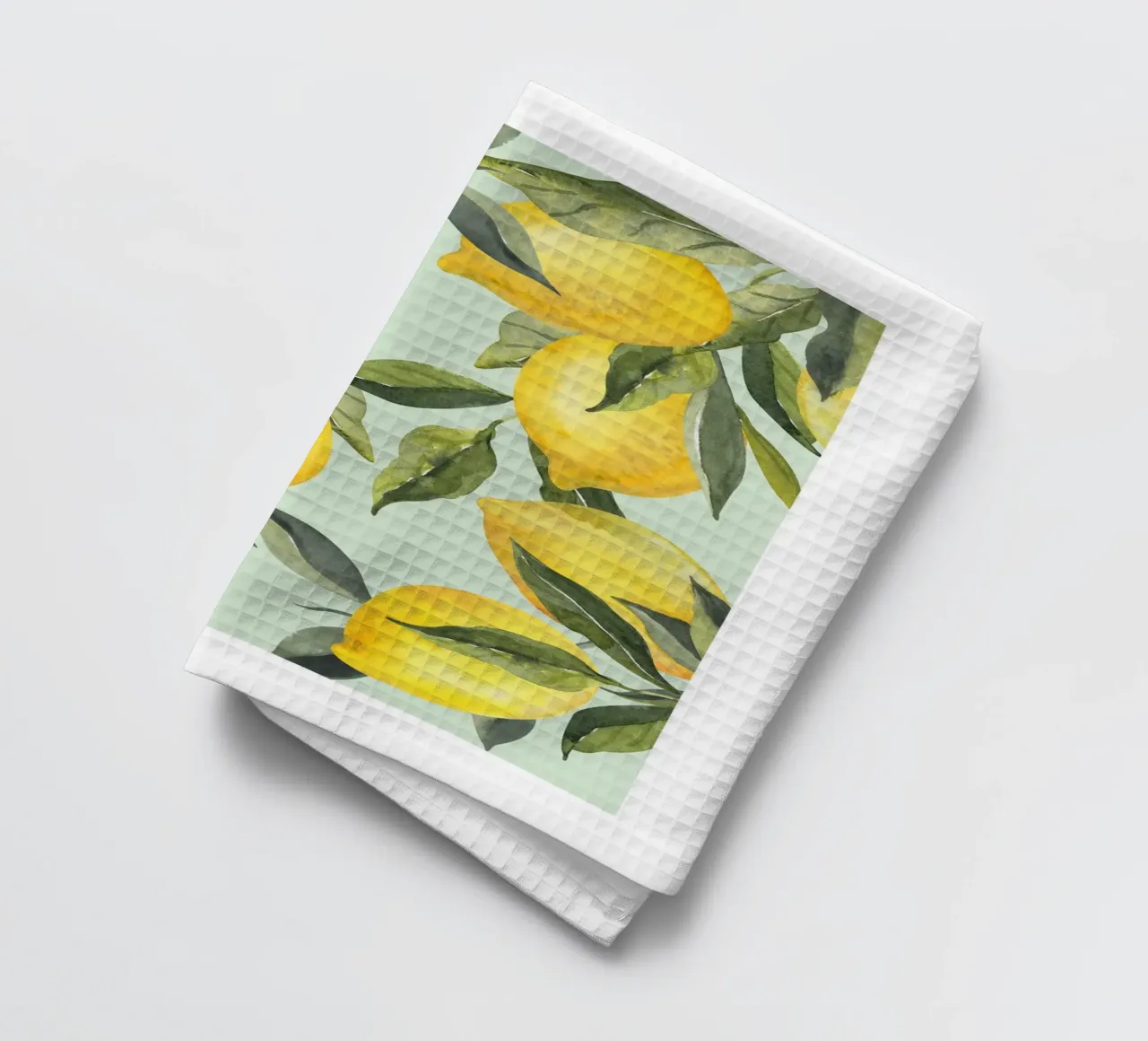 Art mural Lemon Print torchon de Bella Studio