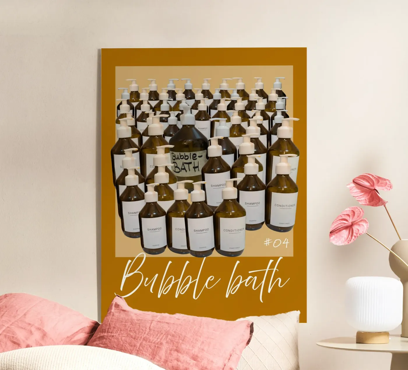 bubble bath #4 acryl van words-in-frames