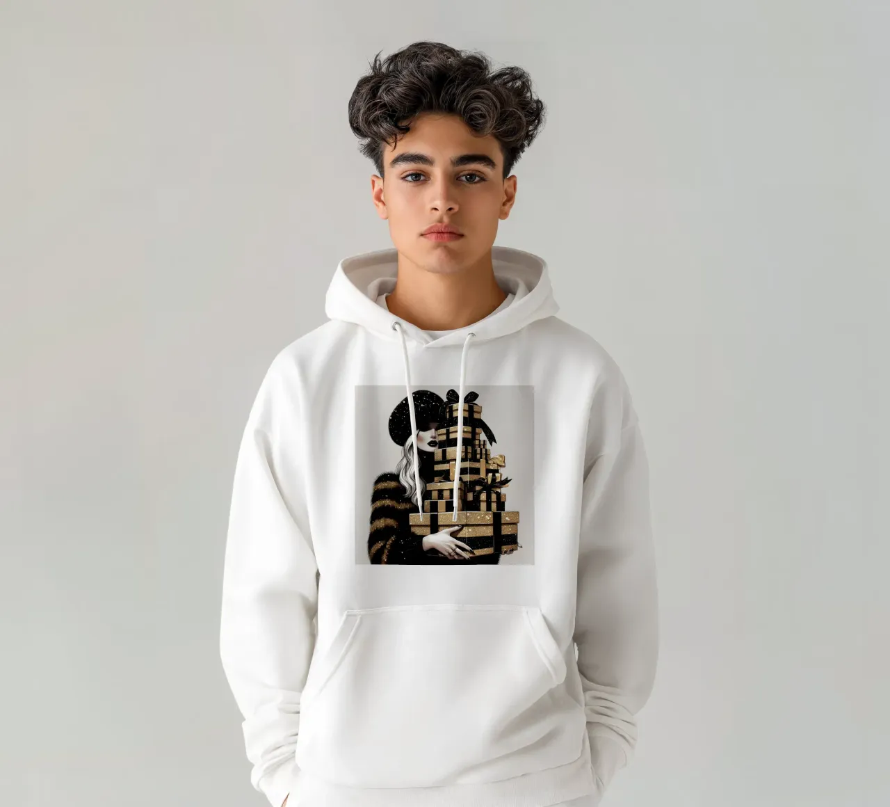 COMPRAS NAVIDEÑAS EN NUEVA YORK sudadera con capucha de ARTOMATIC