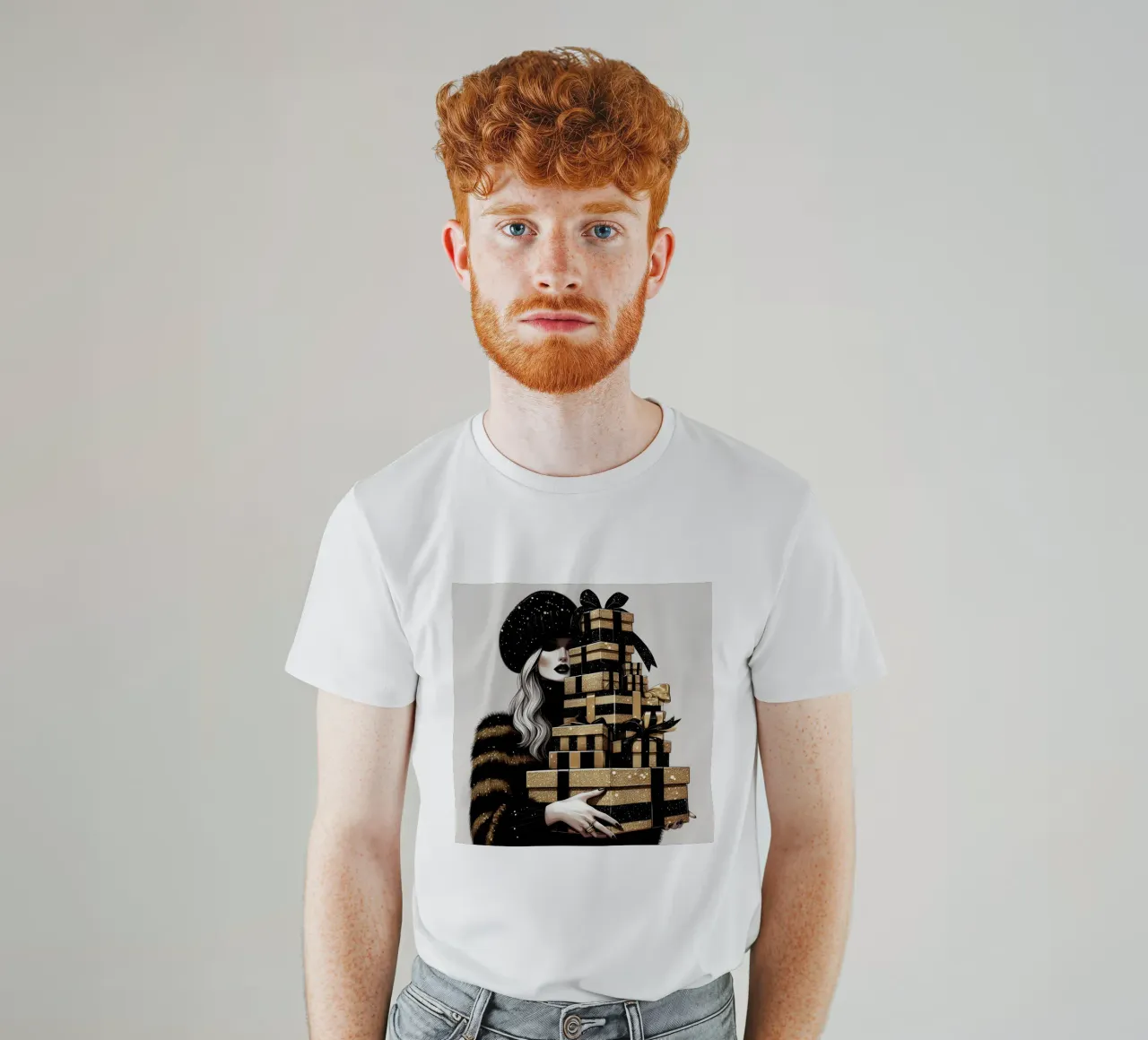 COMPRAS NAVIDEÑAS EN NUEVA YORK camiseta de ARTOMATIC