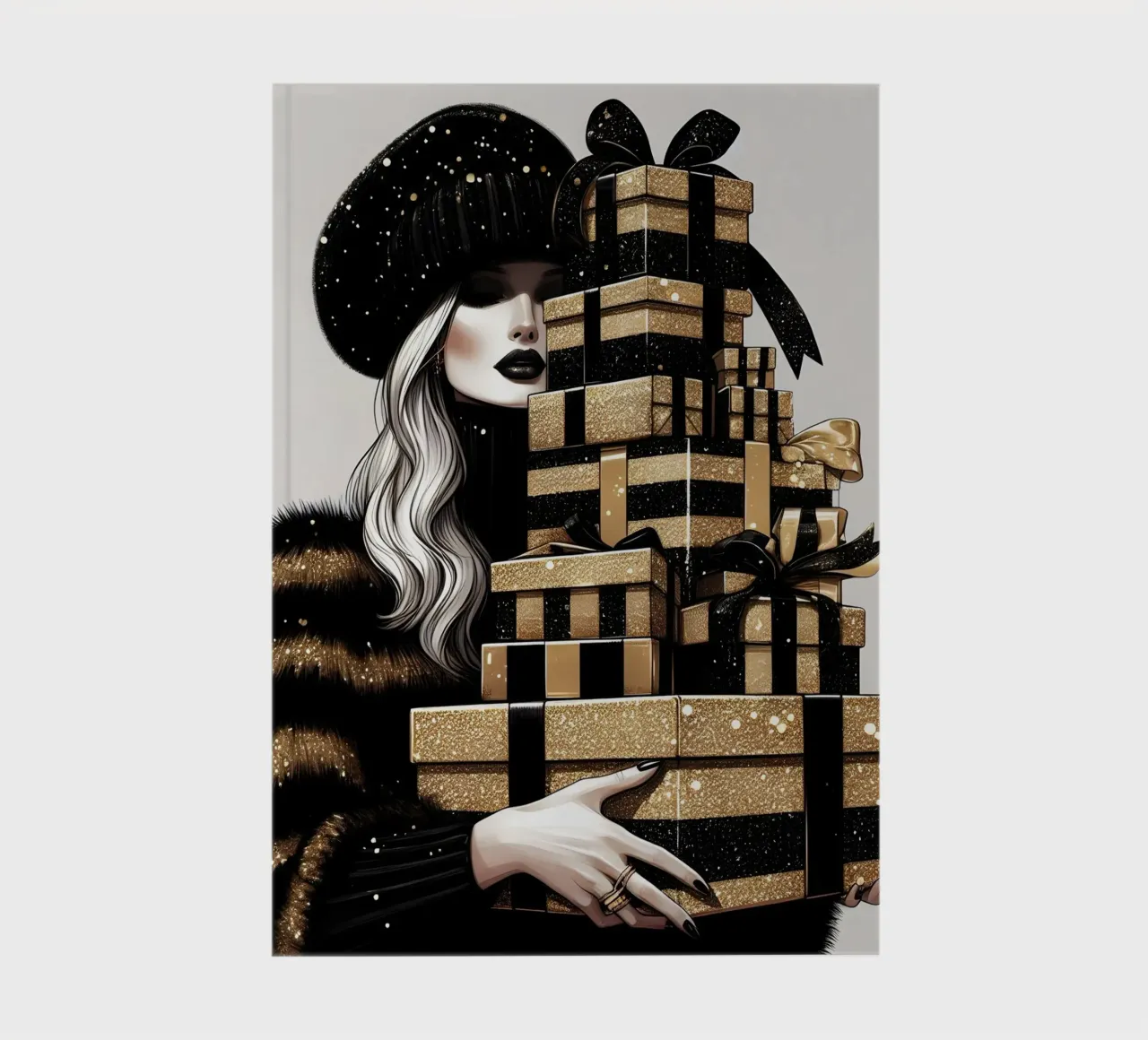 NEW YORK CHRISTMAS SHOPPING notebook by ARTOMATIC