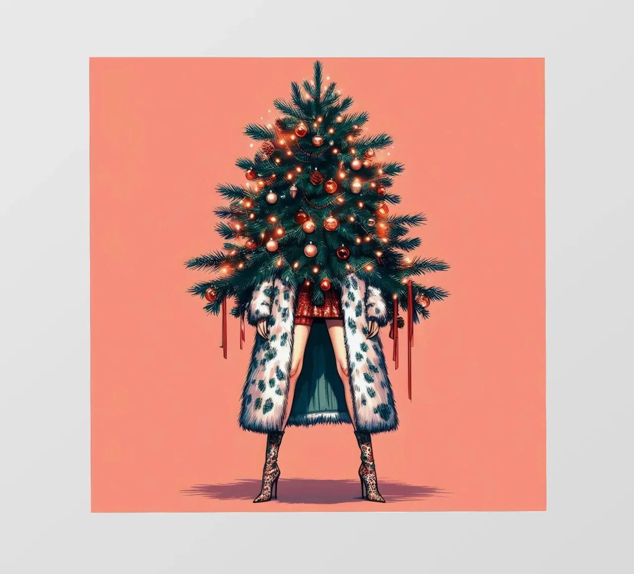 MODA DELL'ALBERO DI NATALE telo in pvc da ARTOMATIC