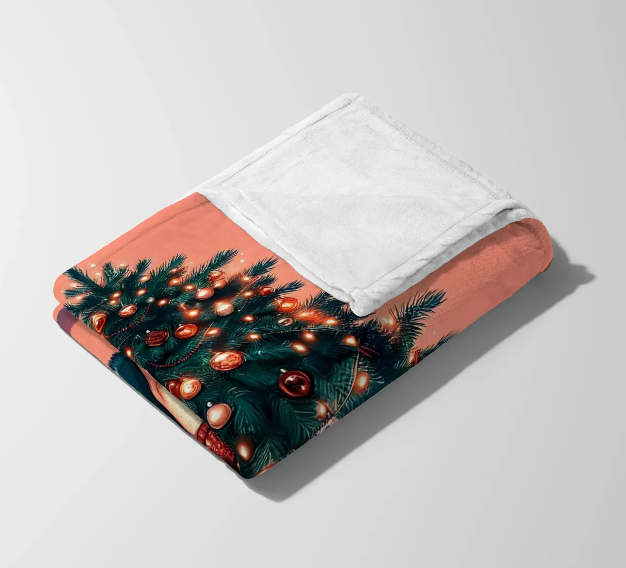 MODA DELL'ALBERO DI NATALE coperta in pile da ARTOMATIC