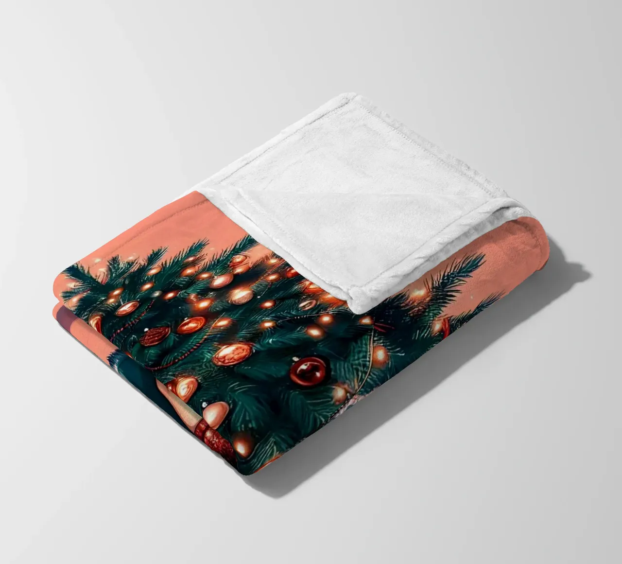 MODA DELL'ALBERO DI NATALE coperta in pile da ARTOMATIC