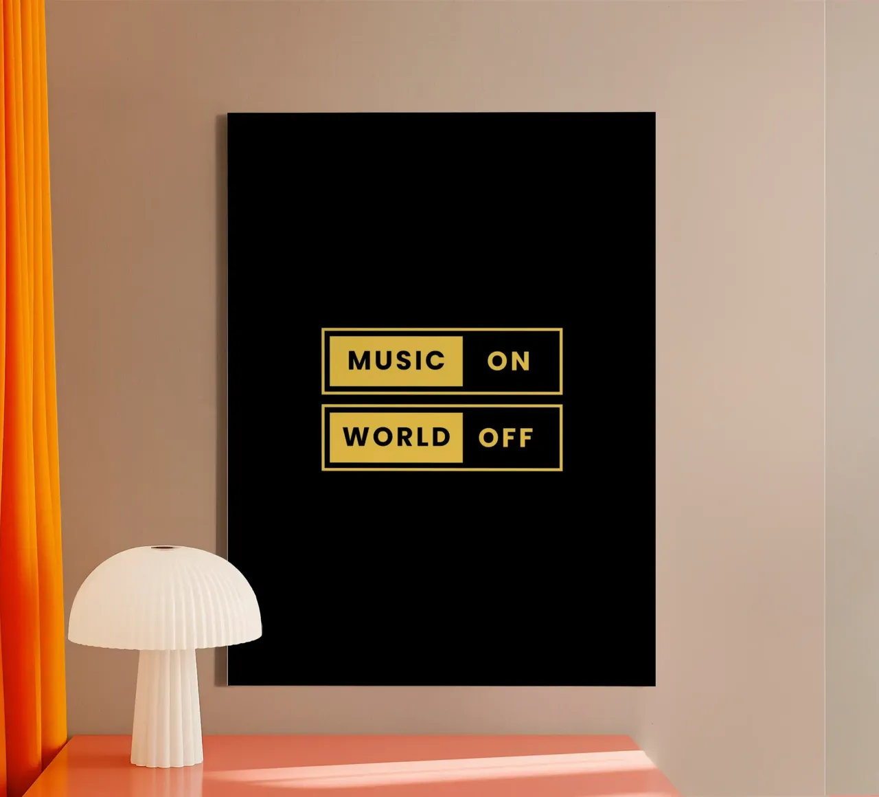 Music All Day tela con Cornice a cassetta da Dreamer10