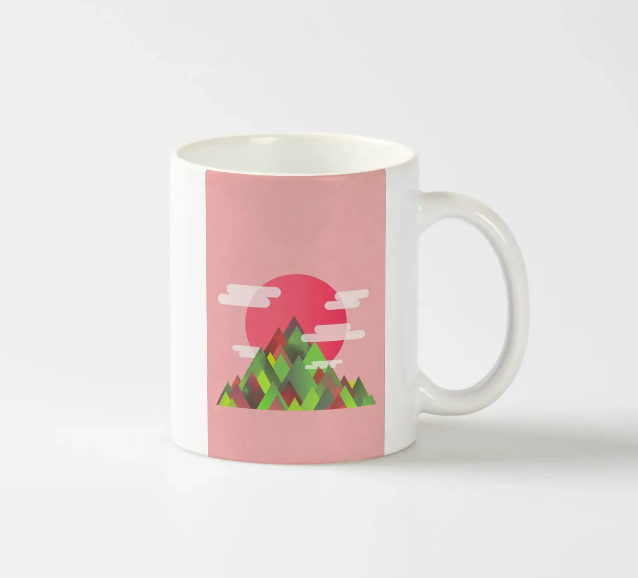 Pink Peaks tazza in ceramica da Adam Priester