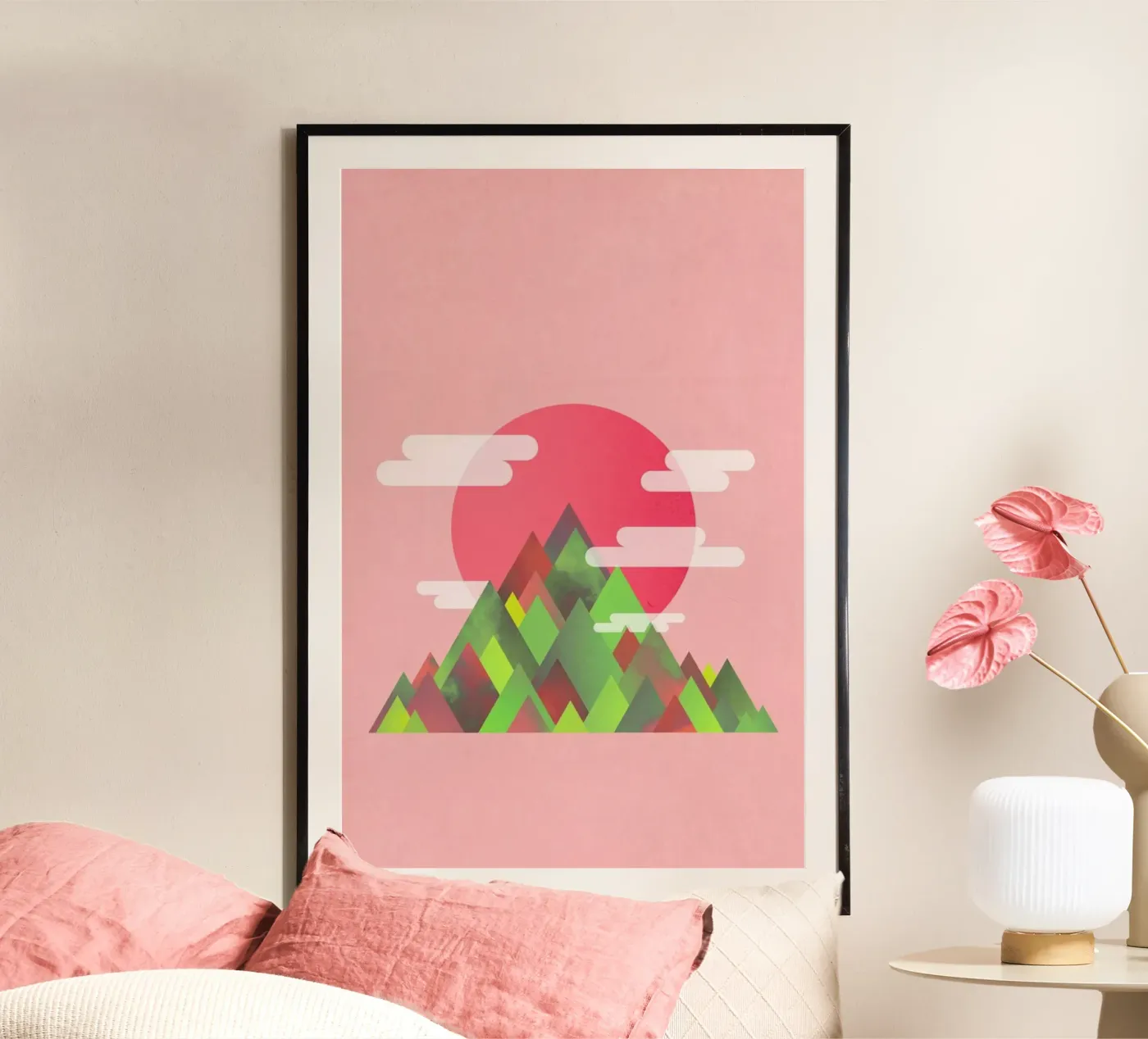 Pink Peaks poster da Adam Priester