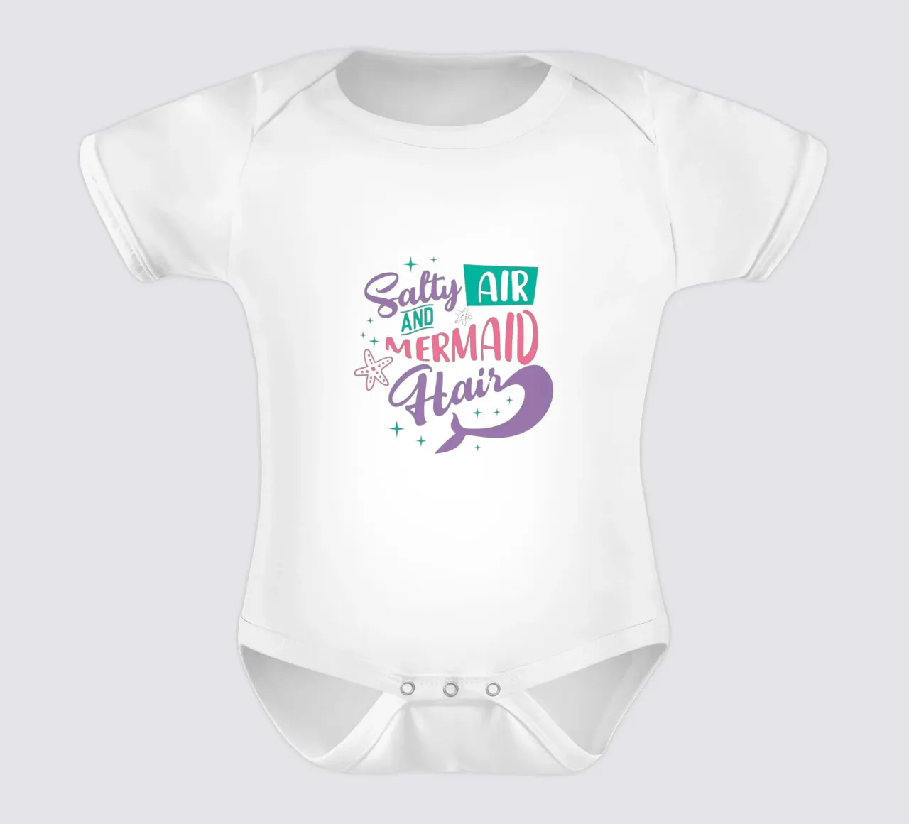 Sea Vibes body neonato maniche corte da Dreamer10