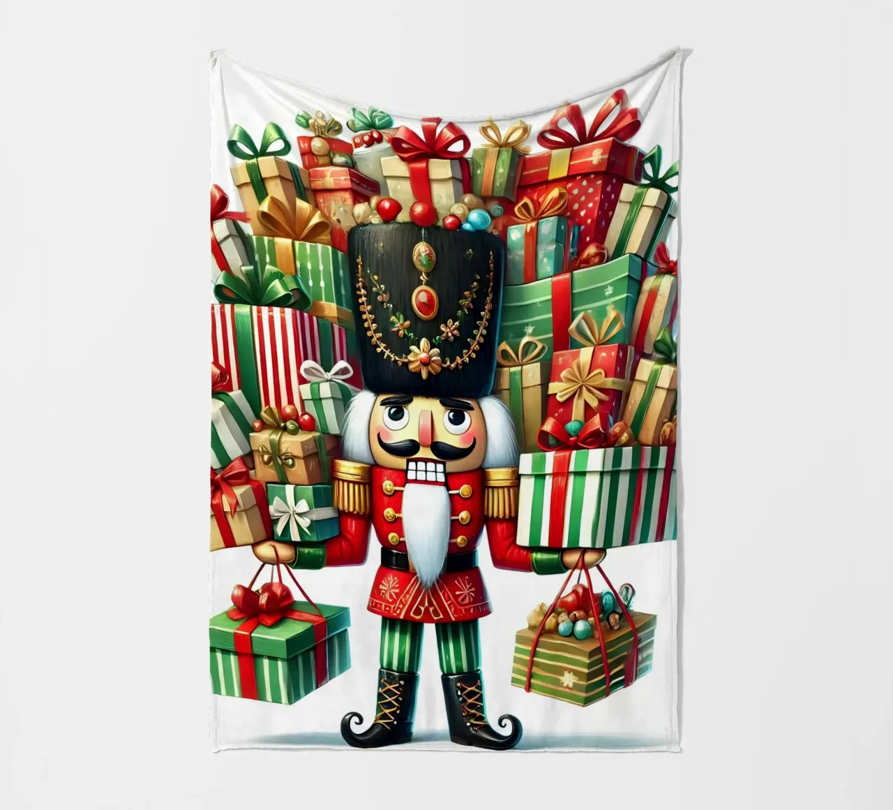 NUTCRACKER SOLDIER Fleecedecke von ARTOMATIC