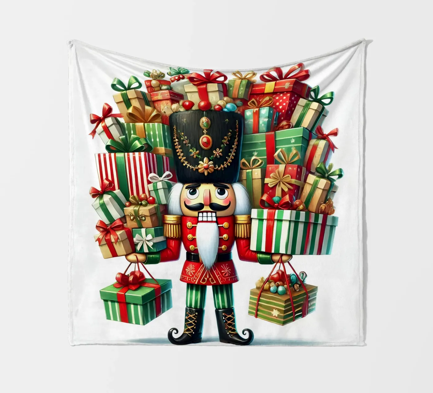 NUTCRACKER SOLDIER fleece blanket by ARTOMATIC